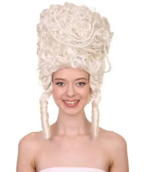 Baroque Marie Antoinette Womens Wig | Multiple Colors Historical Wigs | Premium Breathable Capless Cap | Halloween Party Online