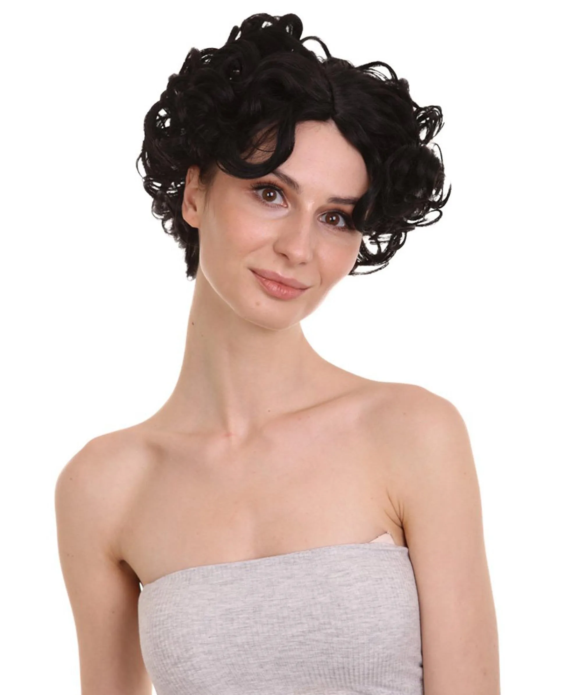 41's Betty Womens Wig | Black Vintage Wig | Premium Breathable Capless Cap