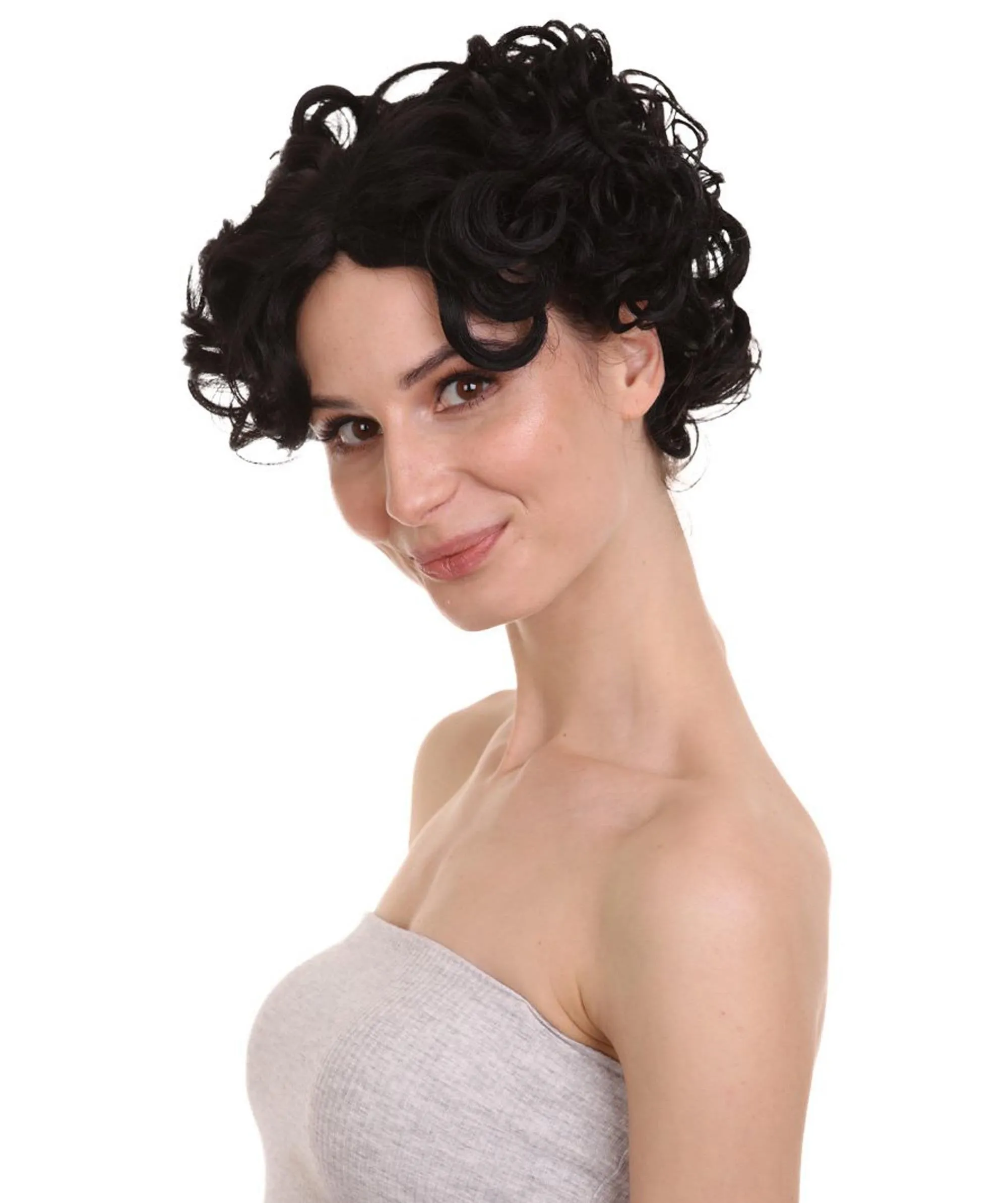 41's Betty Womens Wig | Black Vintage Wig | Premium Breathable Capless Cap