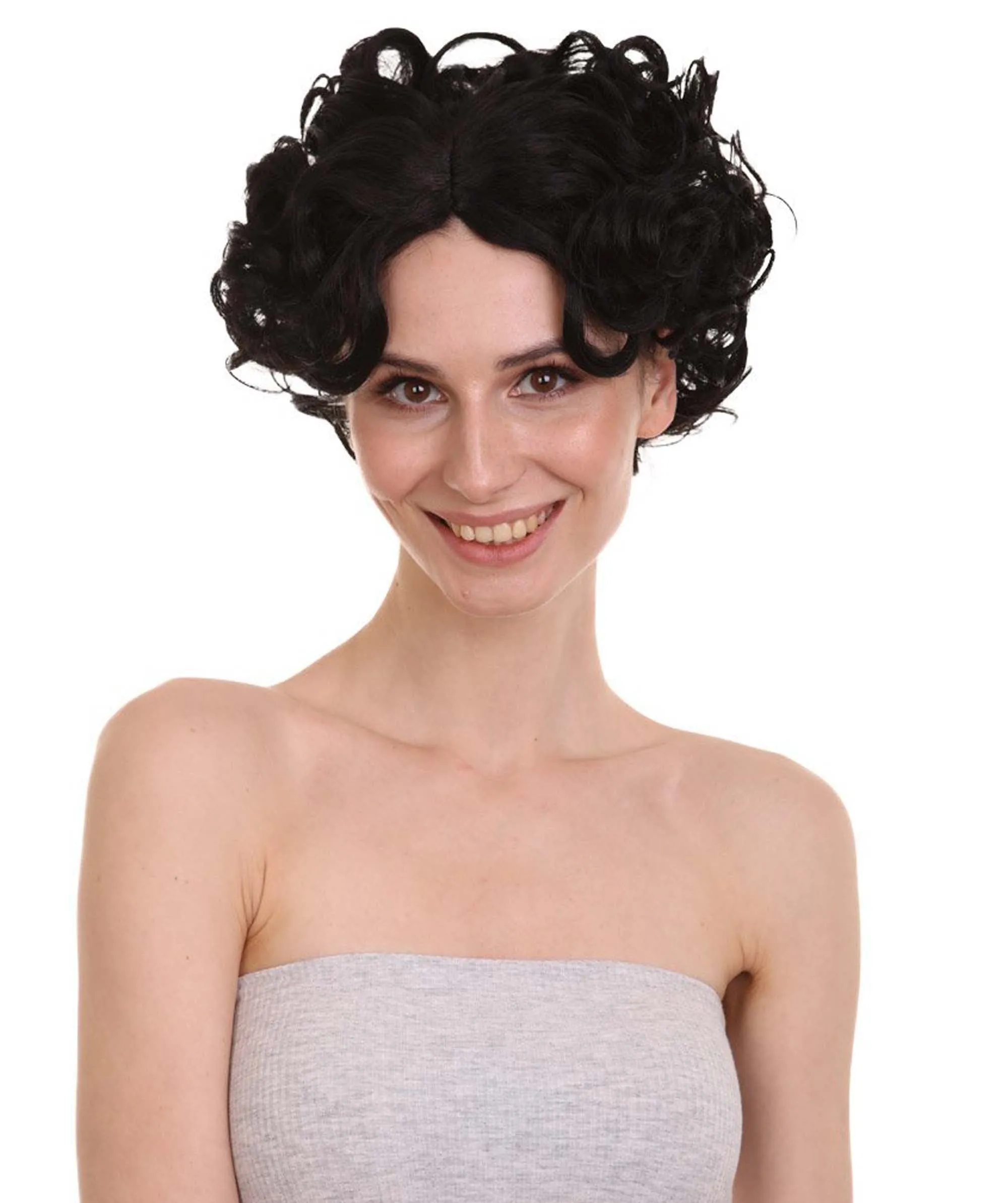 41's Betty Womens Wig | Black Vintage Wig | Premium Breathable Capless Cap