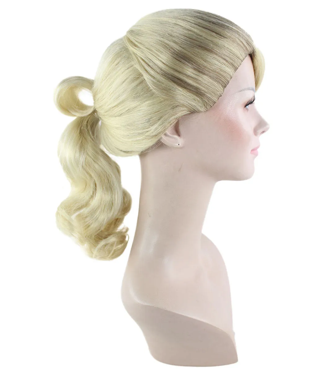 50's Up Do Womens Wig | Blonde Vintage Wig | Premium Breathable Capless Cap