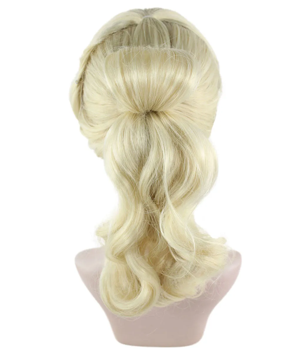 50's Up Do Womens Wig | Blonde Vintage Wig | Premium Breathable Capless Cap