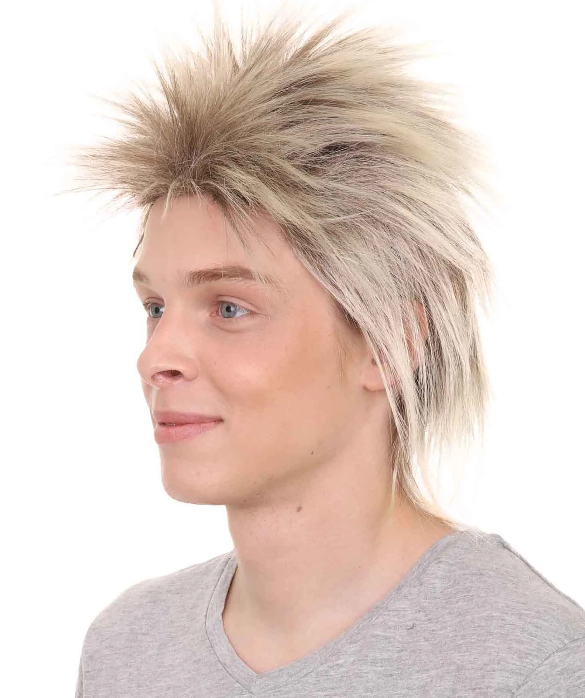 80's Punk Rocker | Blonde Halloween Wig | Premium Breathable Capless Cap