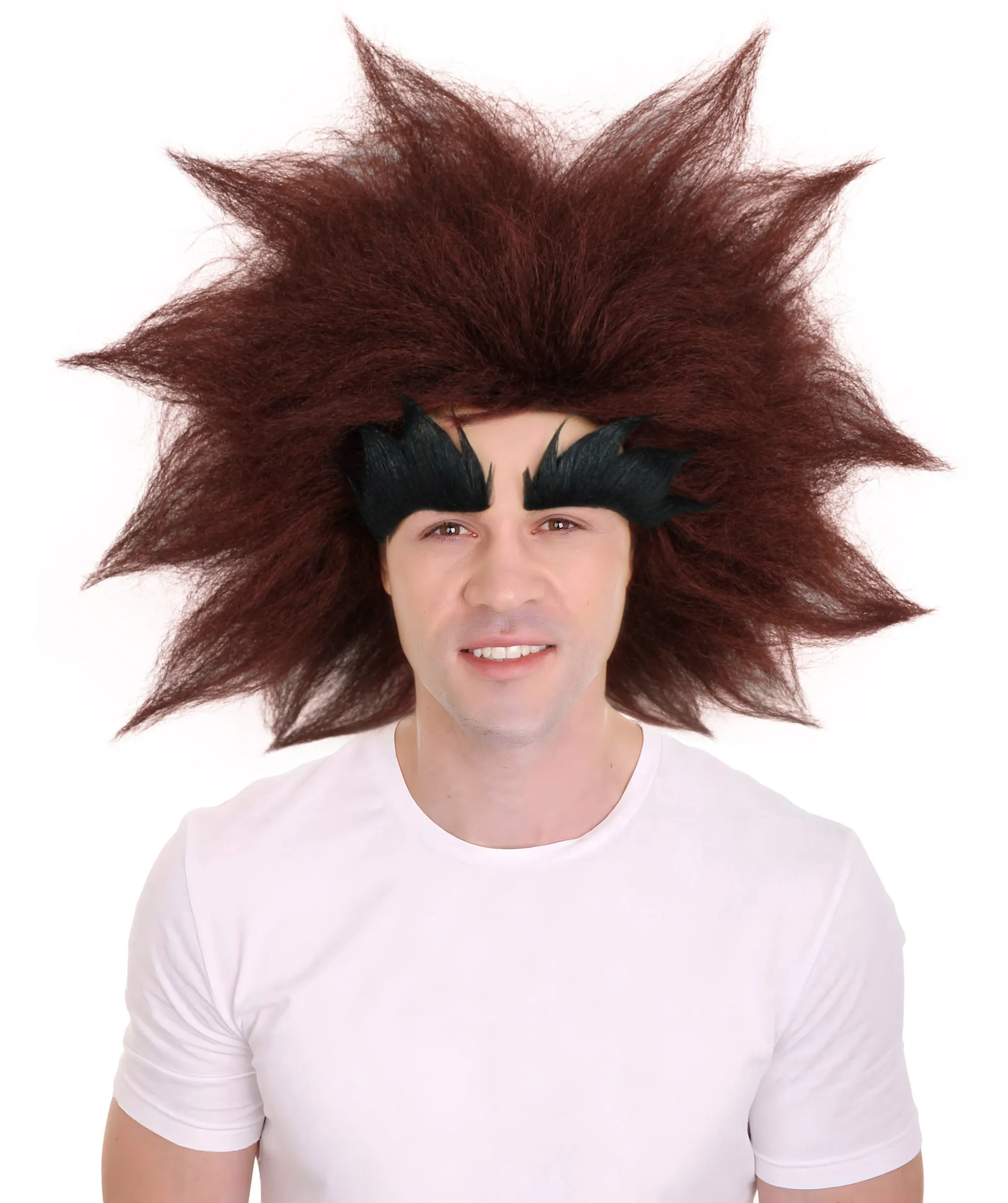 Adult Men's American Fantasy Comic Book Series Brown Wig, Brown