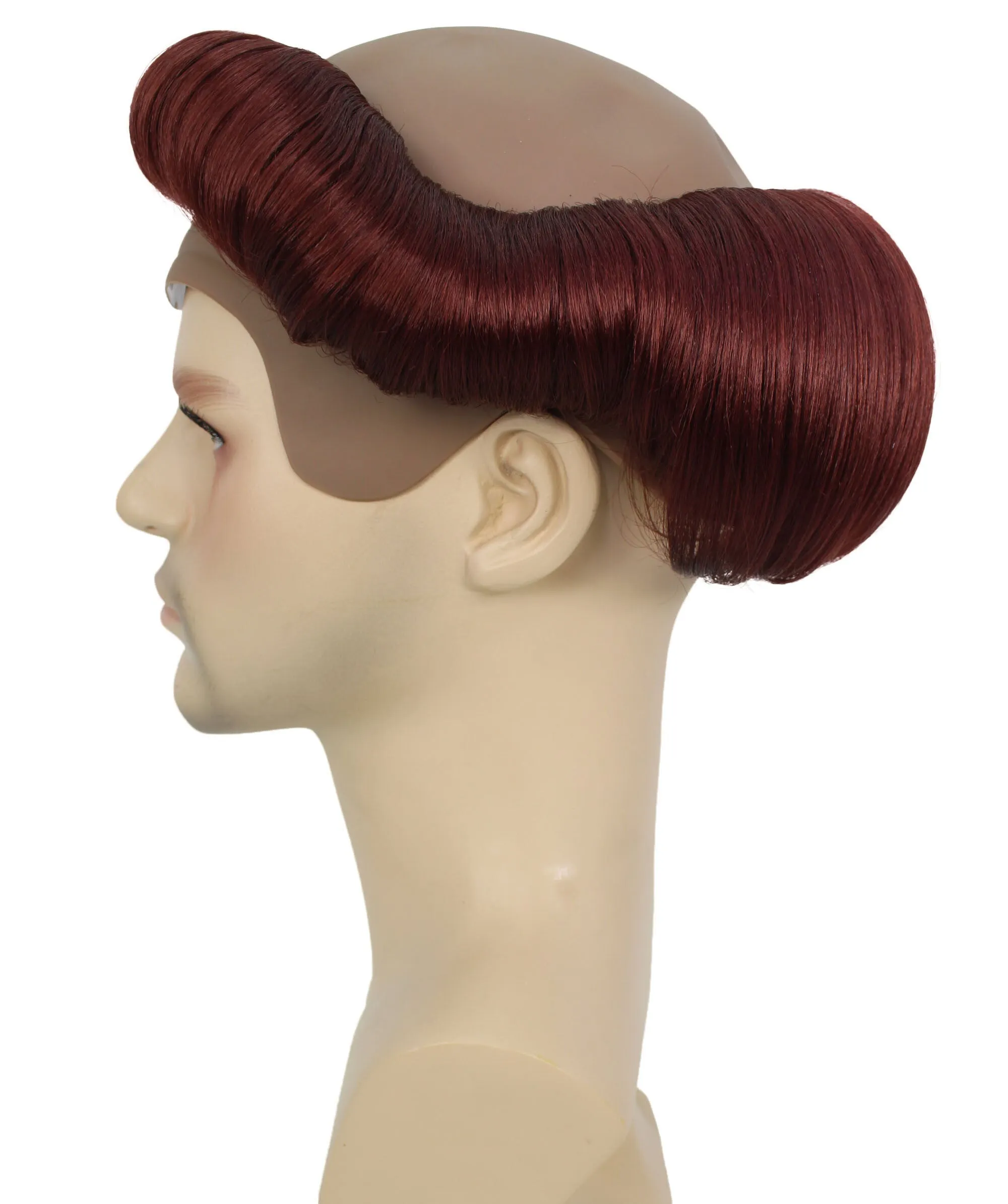 Adult Men's Brown Bald Wig | Perfect for Halloween | Bald Cap Design | Synthetic Fiber