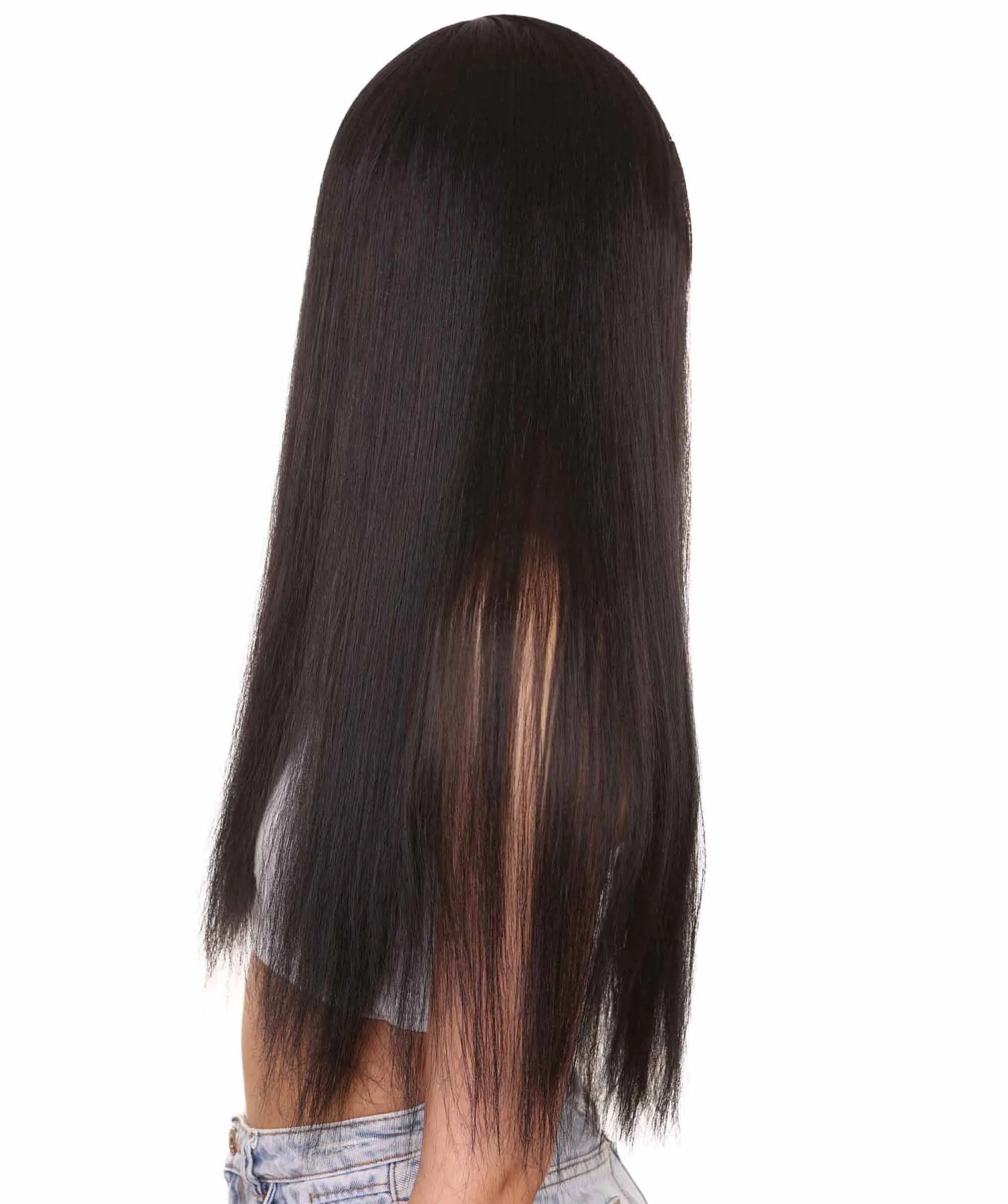 Adult Women's 25" Inch Extra Long Length Halloween Sinister Ghostly Curse Wig, Synthetic Soft Fiber Hair, Perfect for your next Evil Event or Haunted Party! , HPO