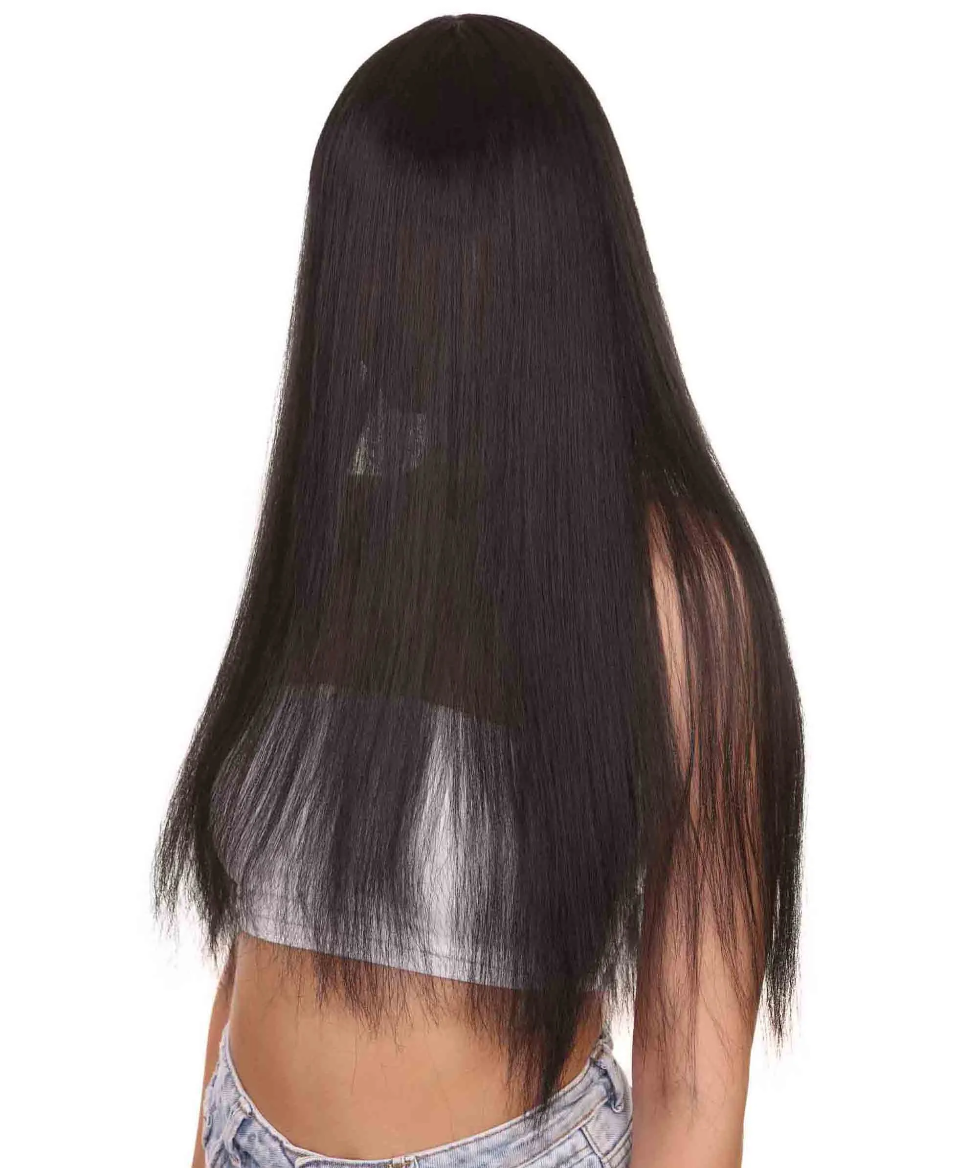 Adult Women's 25" Inch Extra Long Length Halloween Sinister Ghostly Curse Wig, Synthetic Soft Fiber Hair, Perfect for your next Evil Event or Haunted Party! , HPO