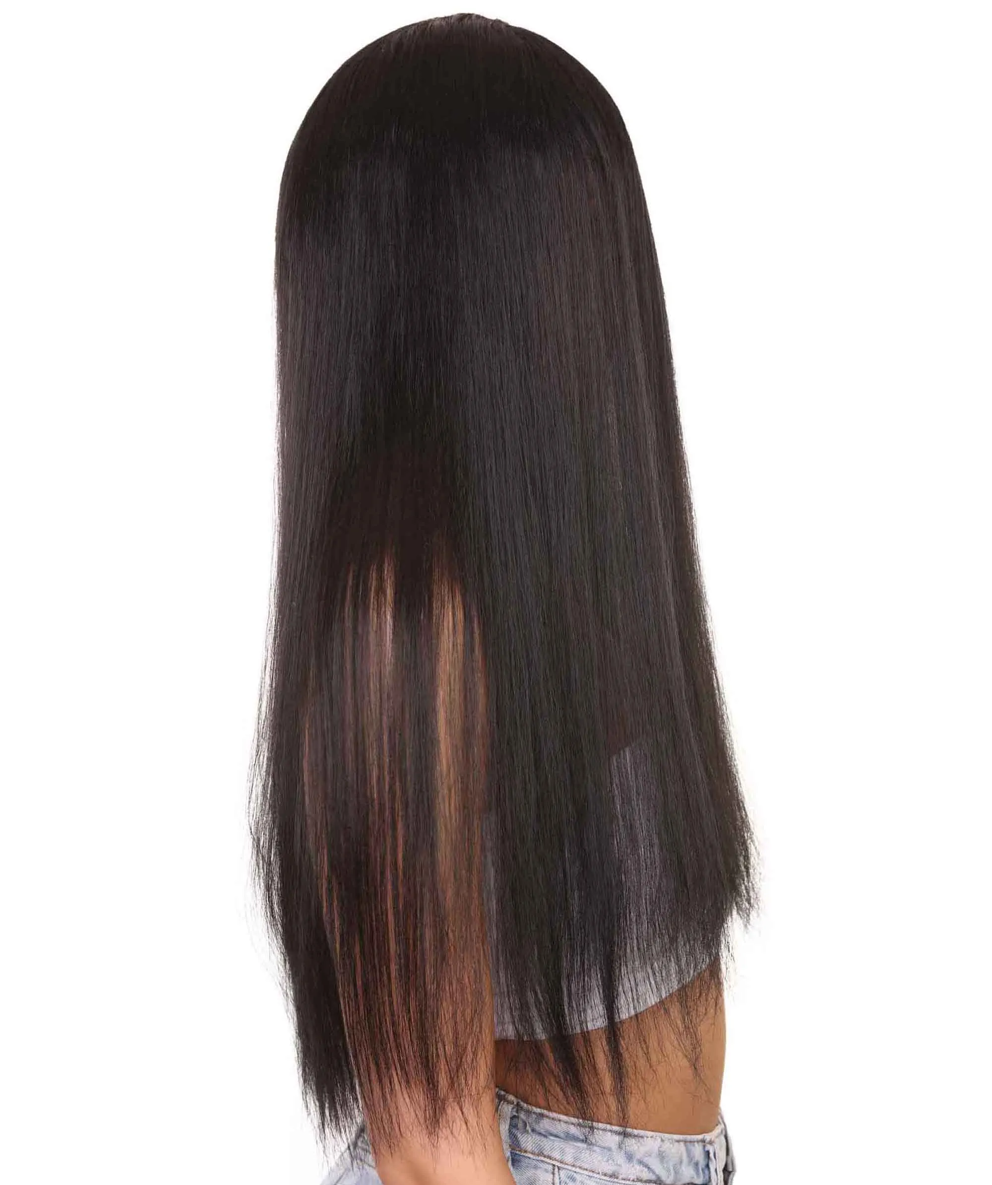 Adult Women's 25" Inch Extra Long Length Halloween Sinister Ghostly Curse Wig, Synthetic Soft Fiber Hair, Perfect for your next Evil Event or Haunted Party! , HPO