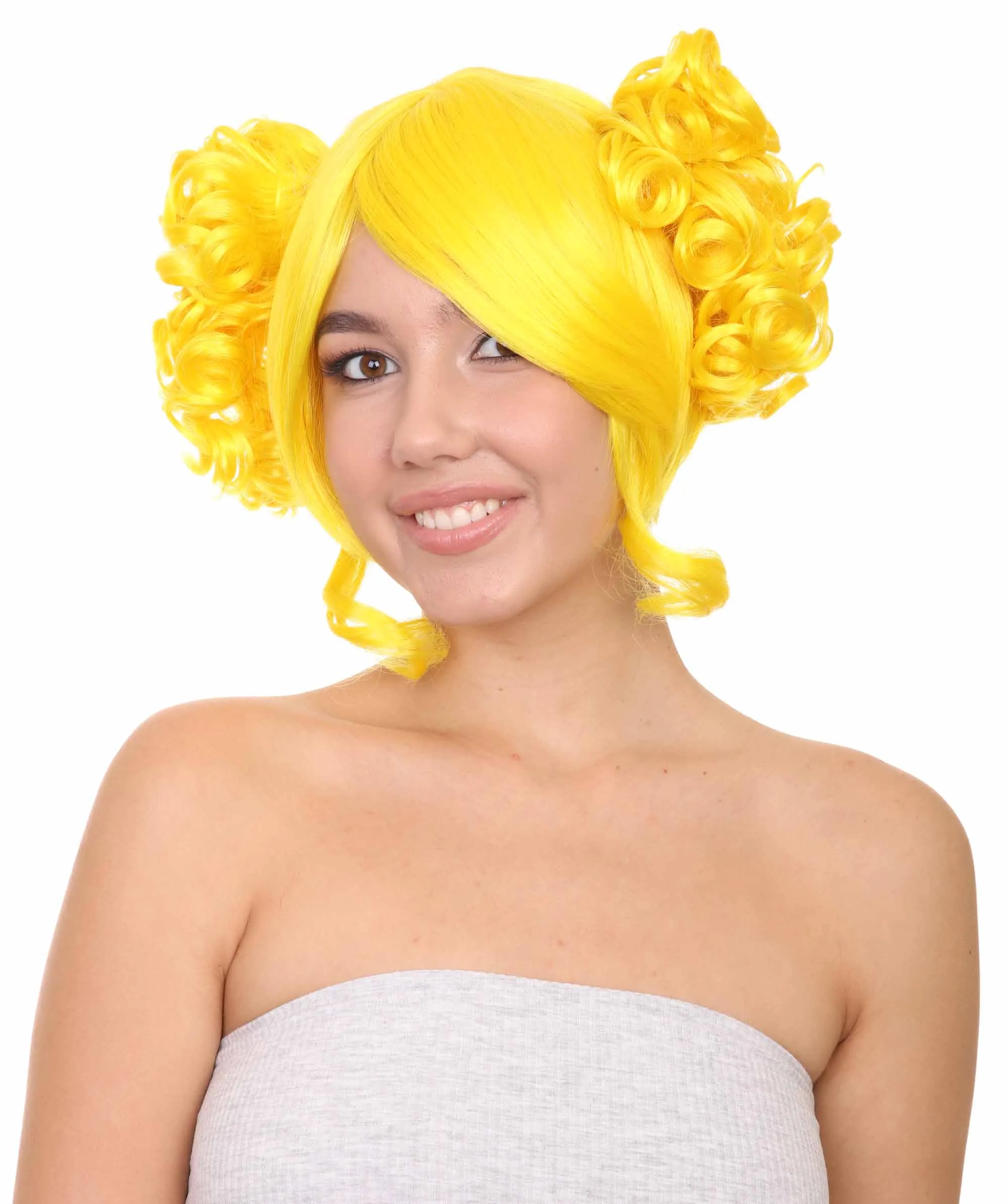 Adult Women's Candy Costume Wig Collection , Party Character CosplayHalloween Wig , Premium Breathable Capless Cap , HPO