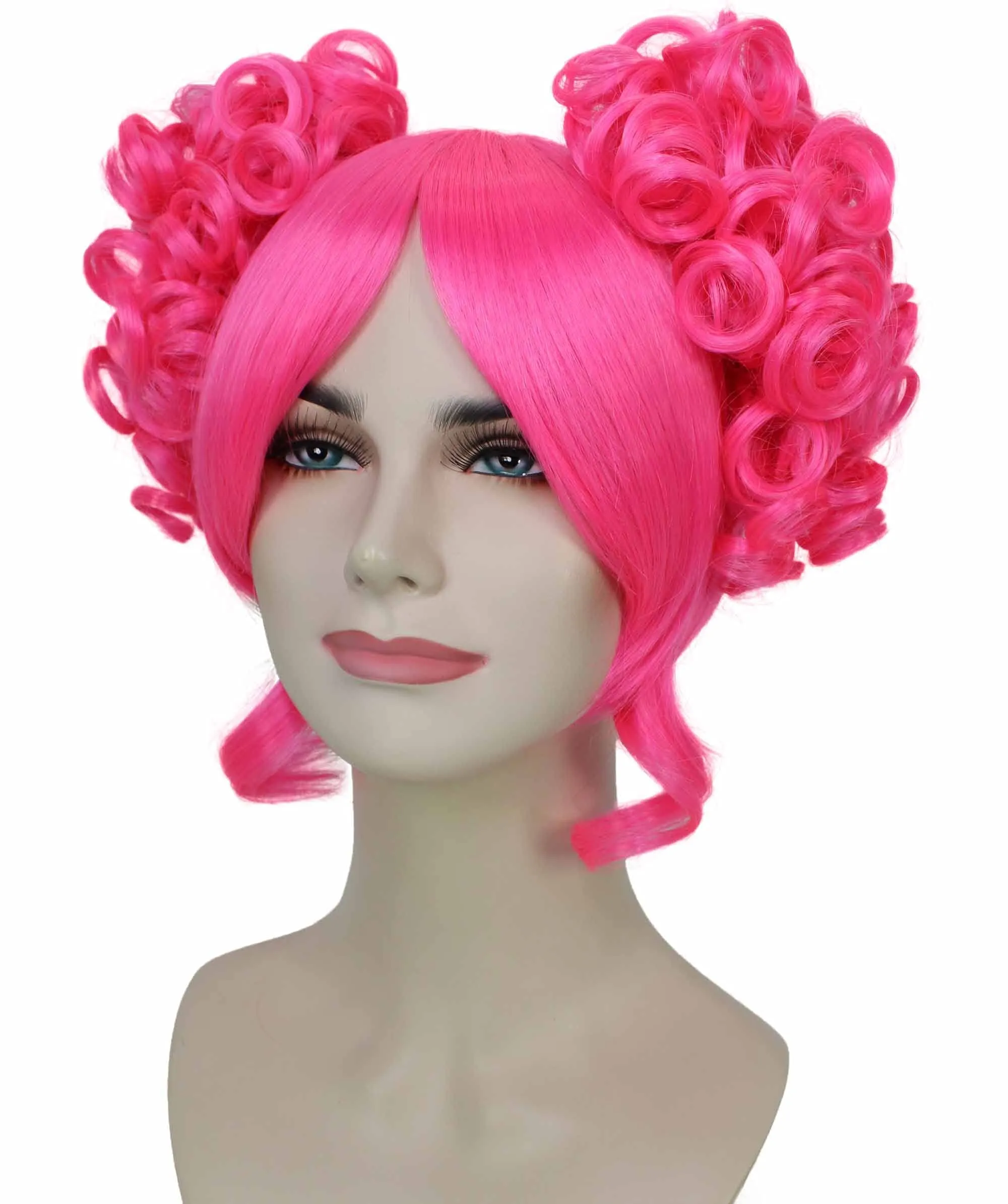 Adult Women's Candy Costume Wig Collection , Party Character CosplayHalloween Wig , Premium Breathable Capless Cap , HPO