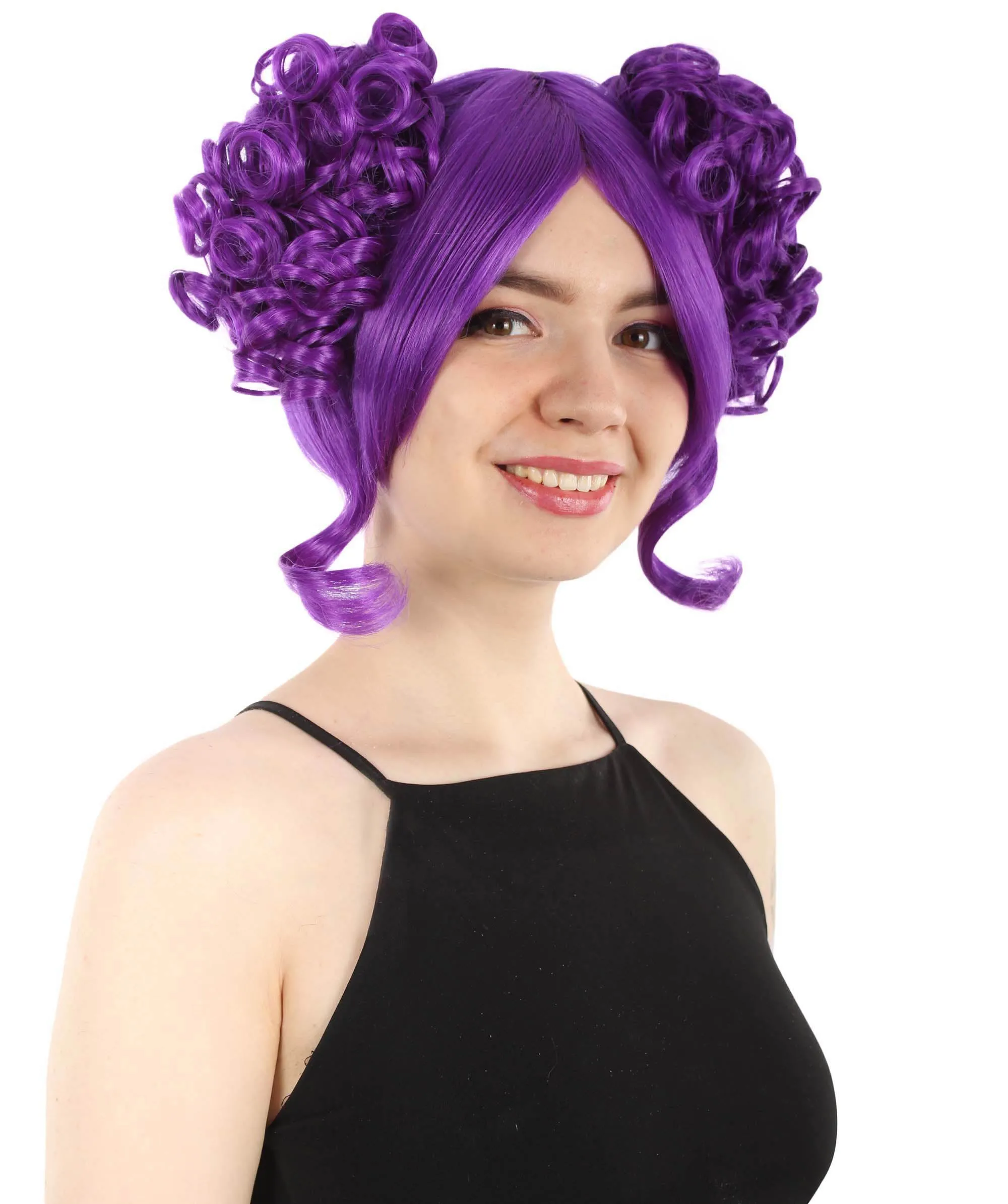 Adult Women's Candy Costume Wig Collection , Party Character CosplayHalloween Wig , Premium Breathable Capless Cap , HPO