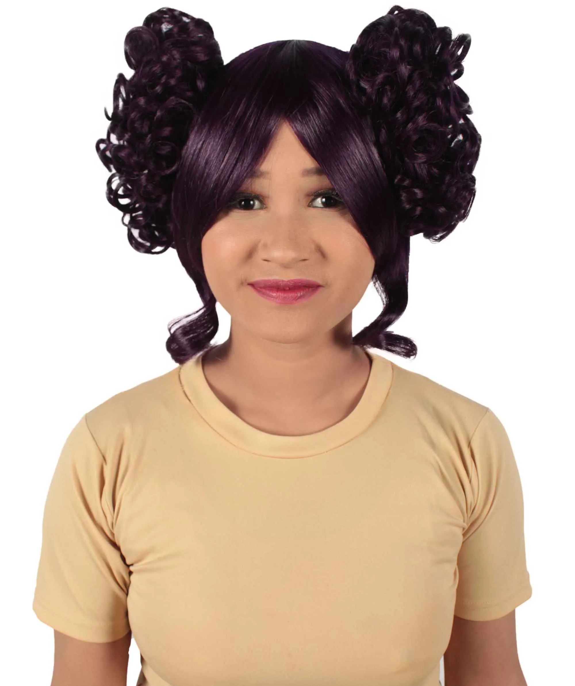 Adult Women's Candy Costume Wig Collection , Party Character CosplayHalloween Wig , Premium Breathable Capless Cap , HPO