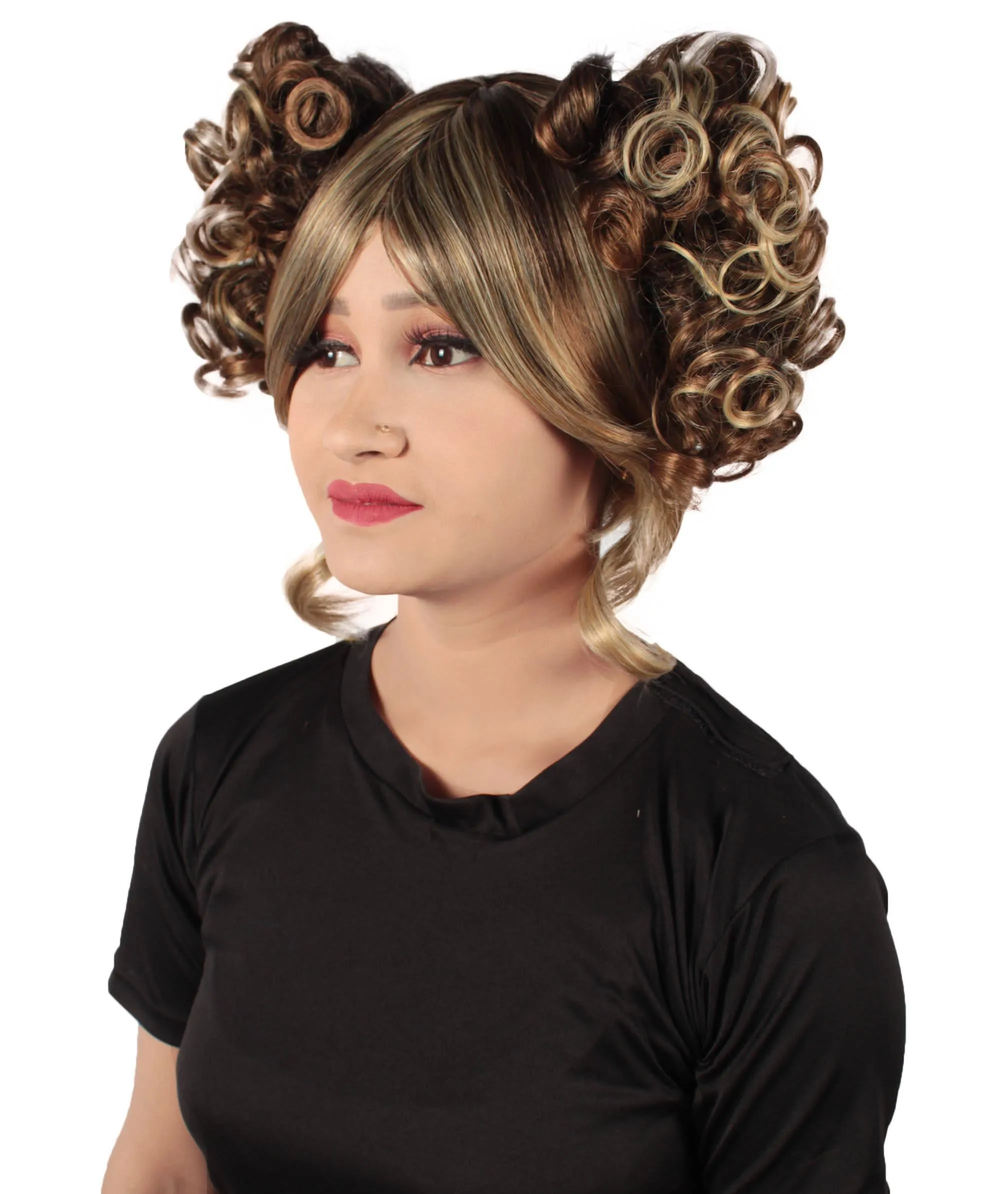 Adult Women's Candy Costume Wig Collection , Party Character CosplayHalloween Wig , Premium Breathable Capless Cap , HPO