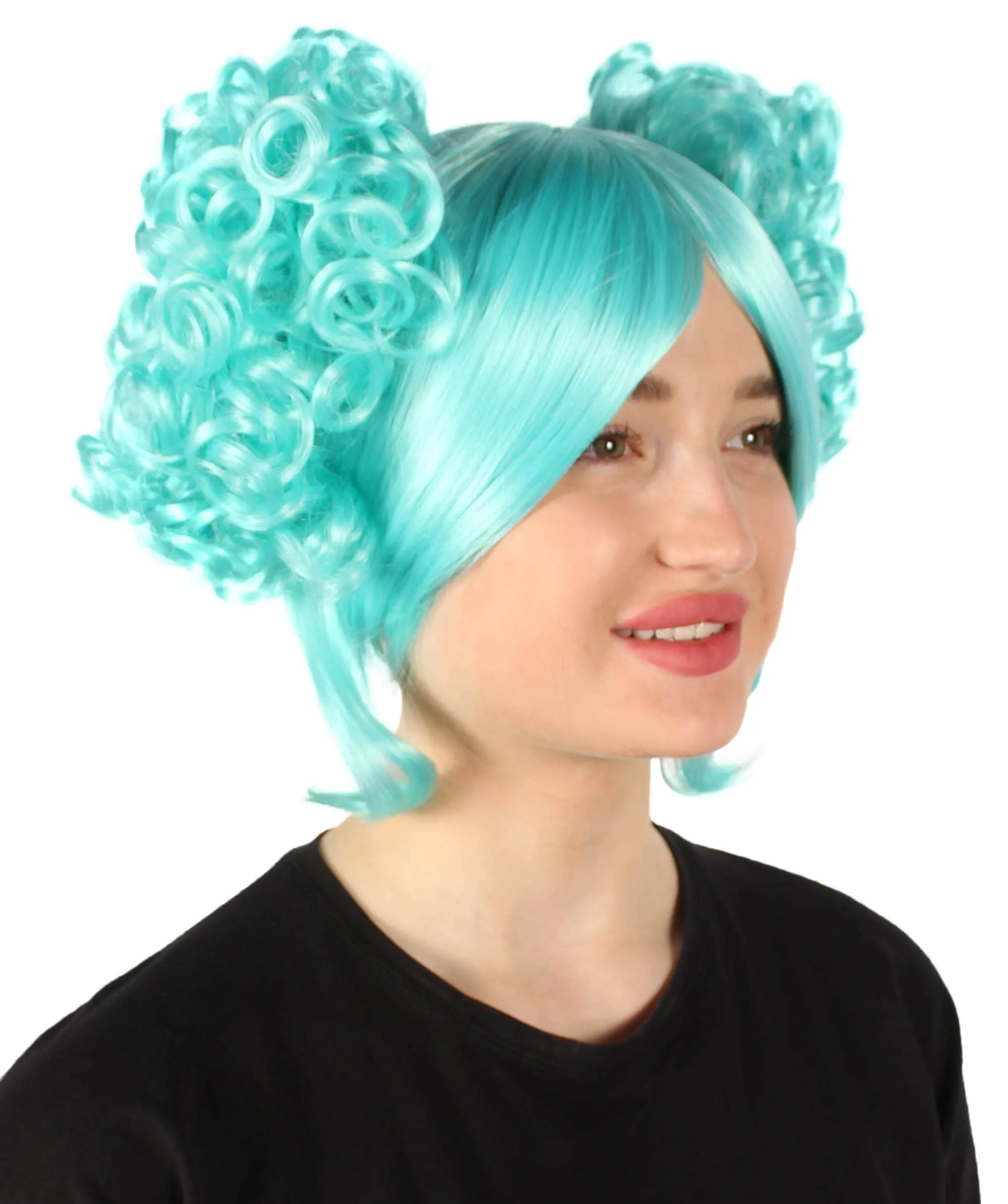 Adult Women's Candy Costume Wig Collection , Party Character CosplayHalloween Wig , Premium Breathable Capless Cap , HPO