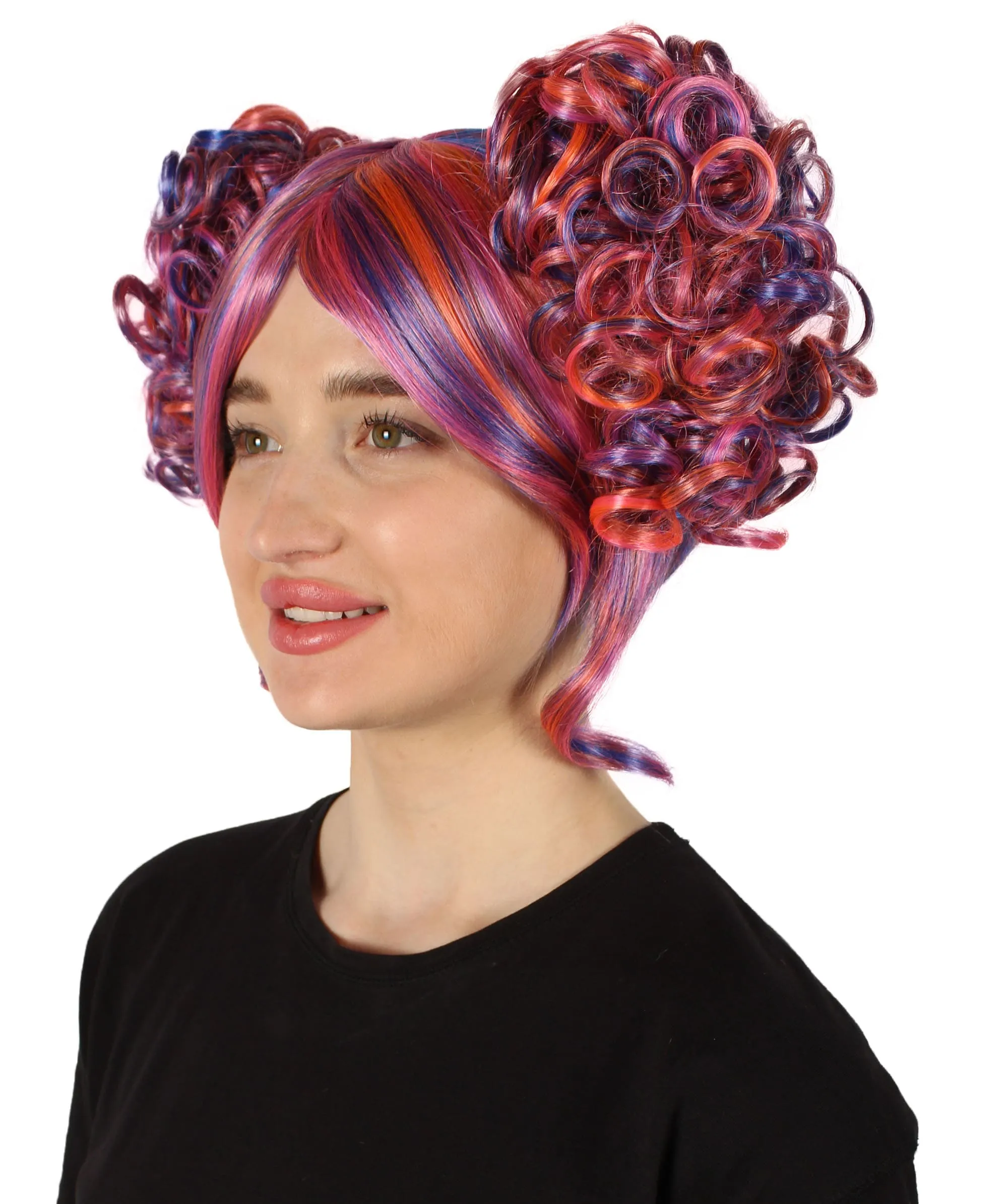 Adult Women's Candy Costume Wig Collection , Party Character CosplayHalloween Wig , Premium Breathable Capless Cap , HPO