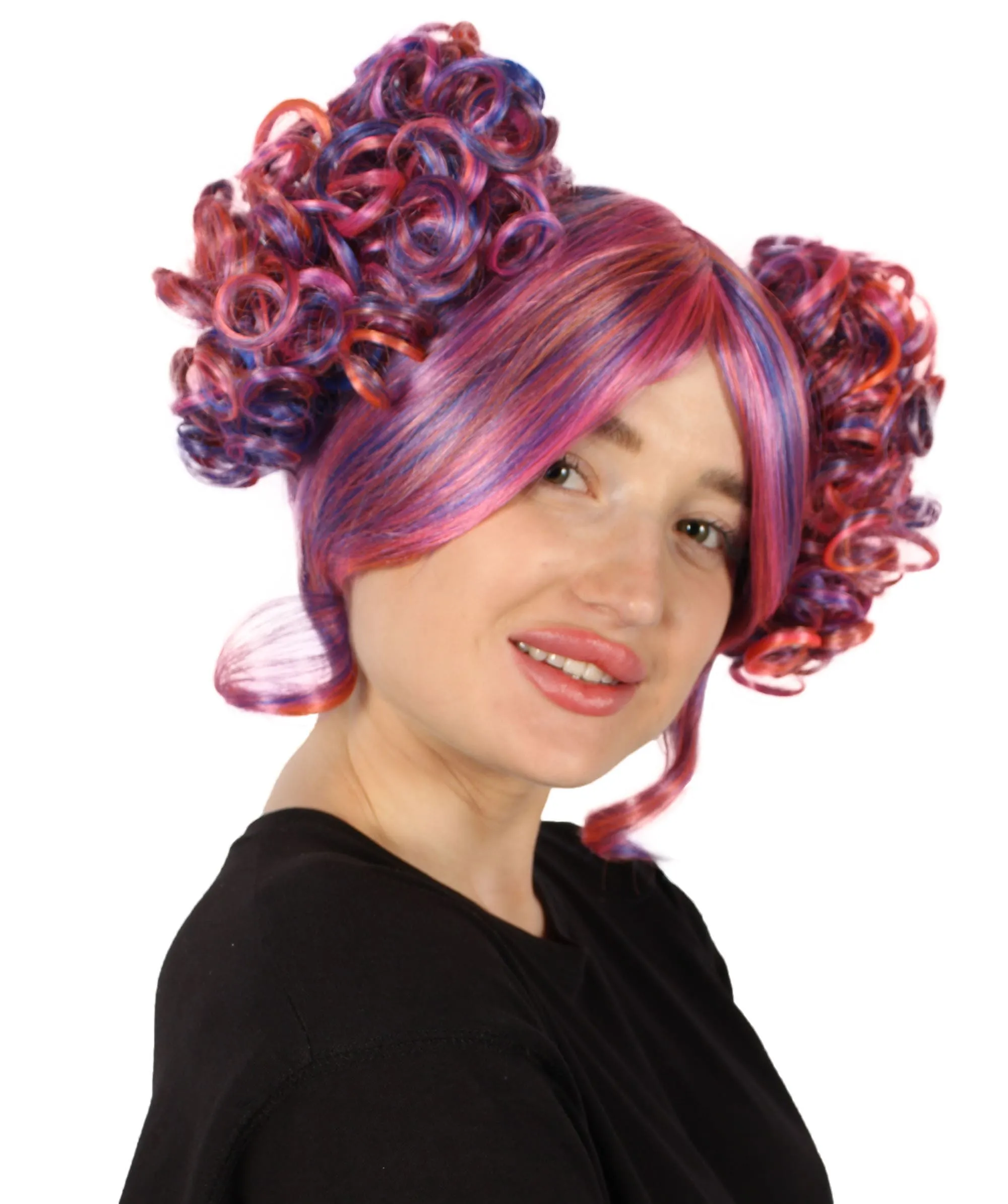 Adult Women's Candy Costume Wig Collection , Party Character CosplayHalloween Wig , Premium Breathable Capless Cap , HPO