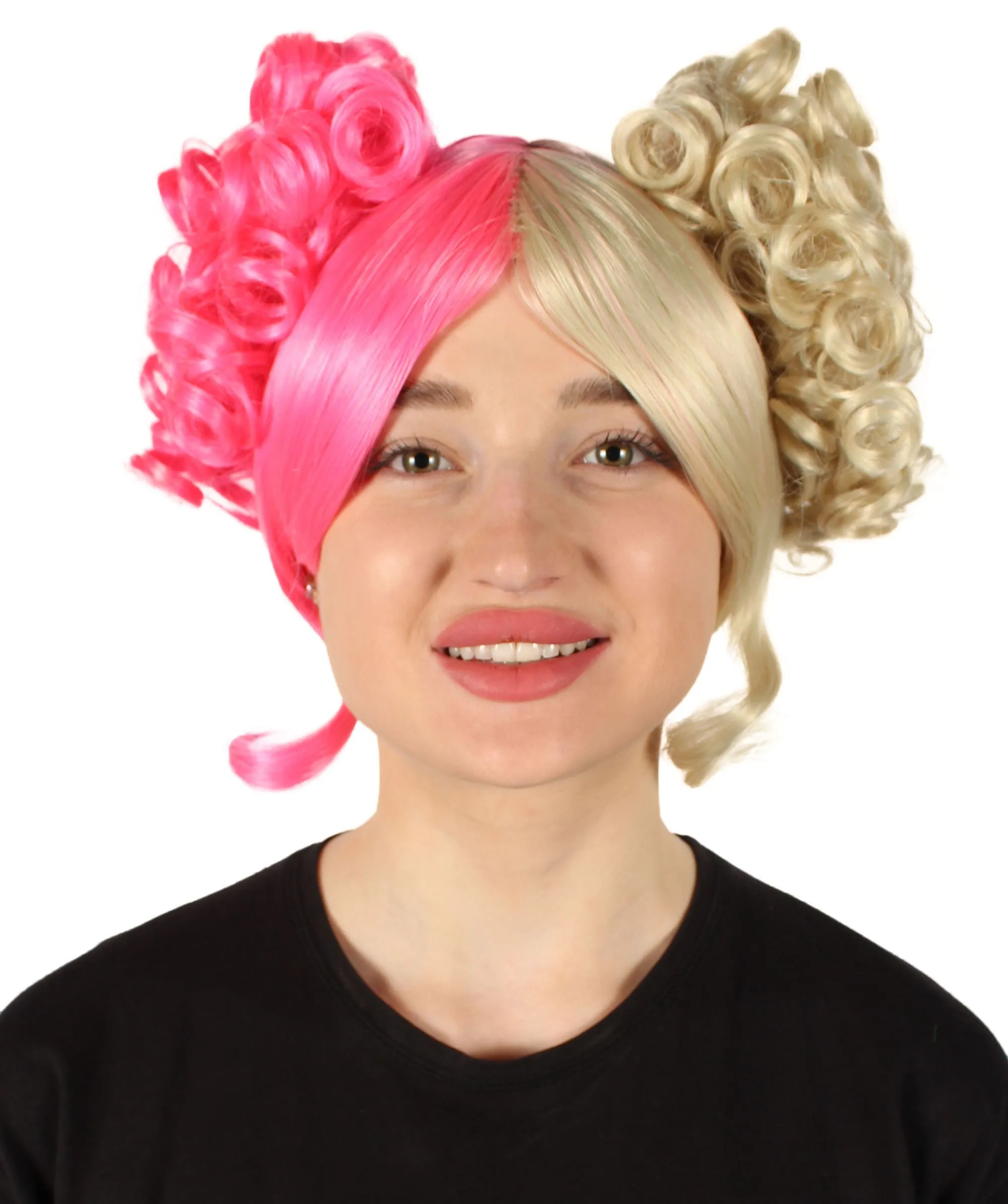 Adult Women's Candy Costume Wig Collection , Party Character CosplayHalloween Wig , Premium Breathable Capless Cap , HPO