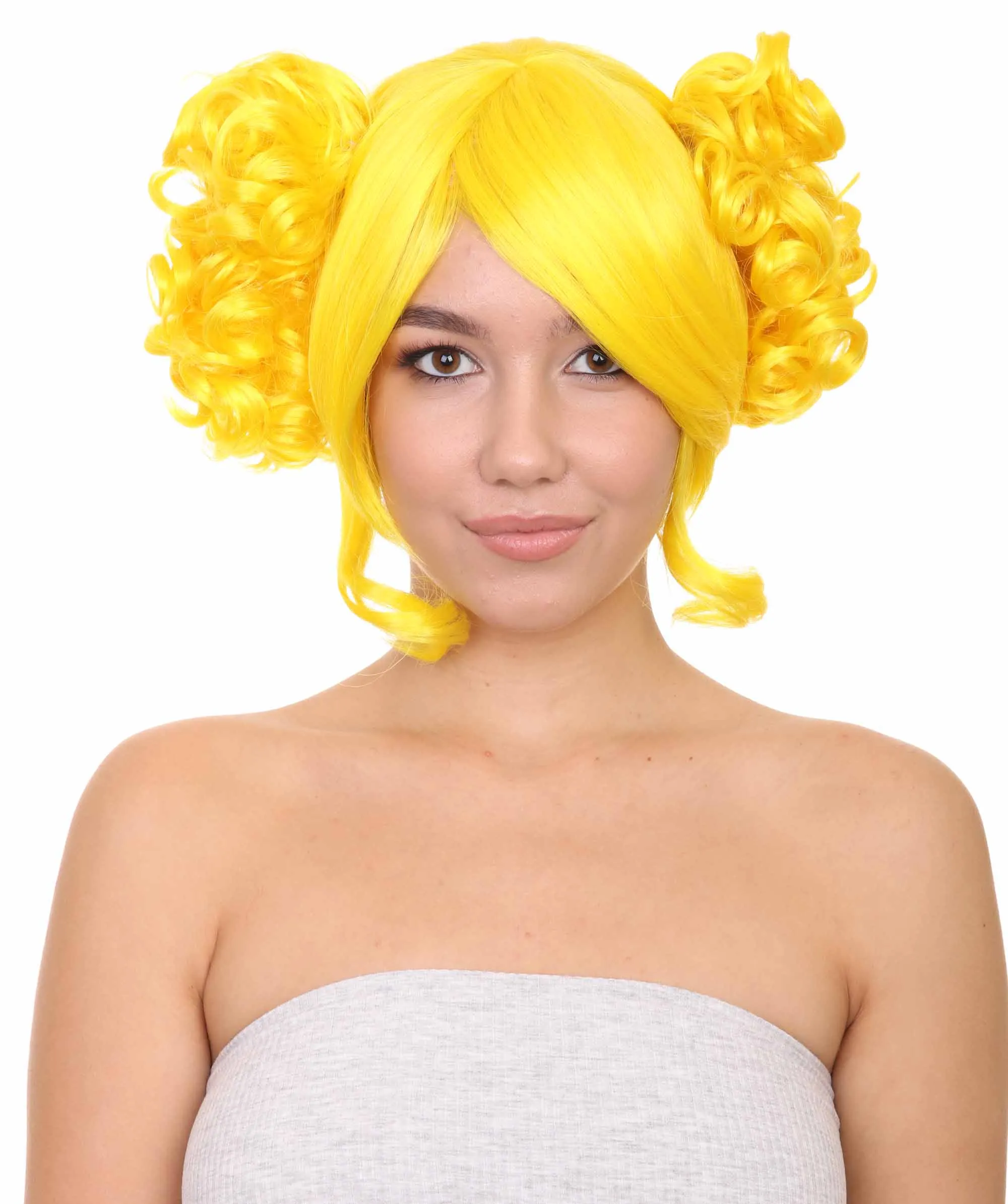 Adult Women's Candy Costume Wig Collection , Party Character CosplayHalloween Wig , Premium Breathable Capless Cap , HPO