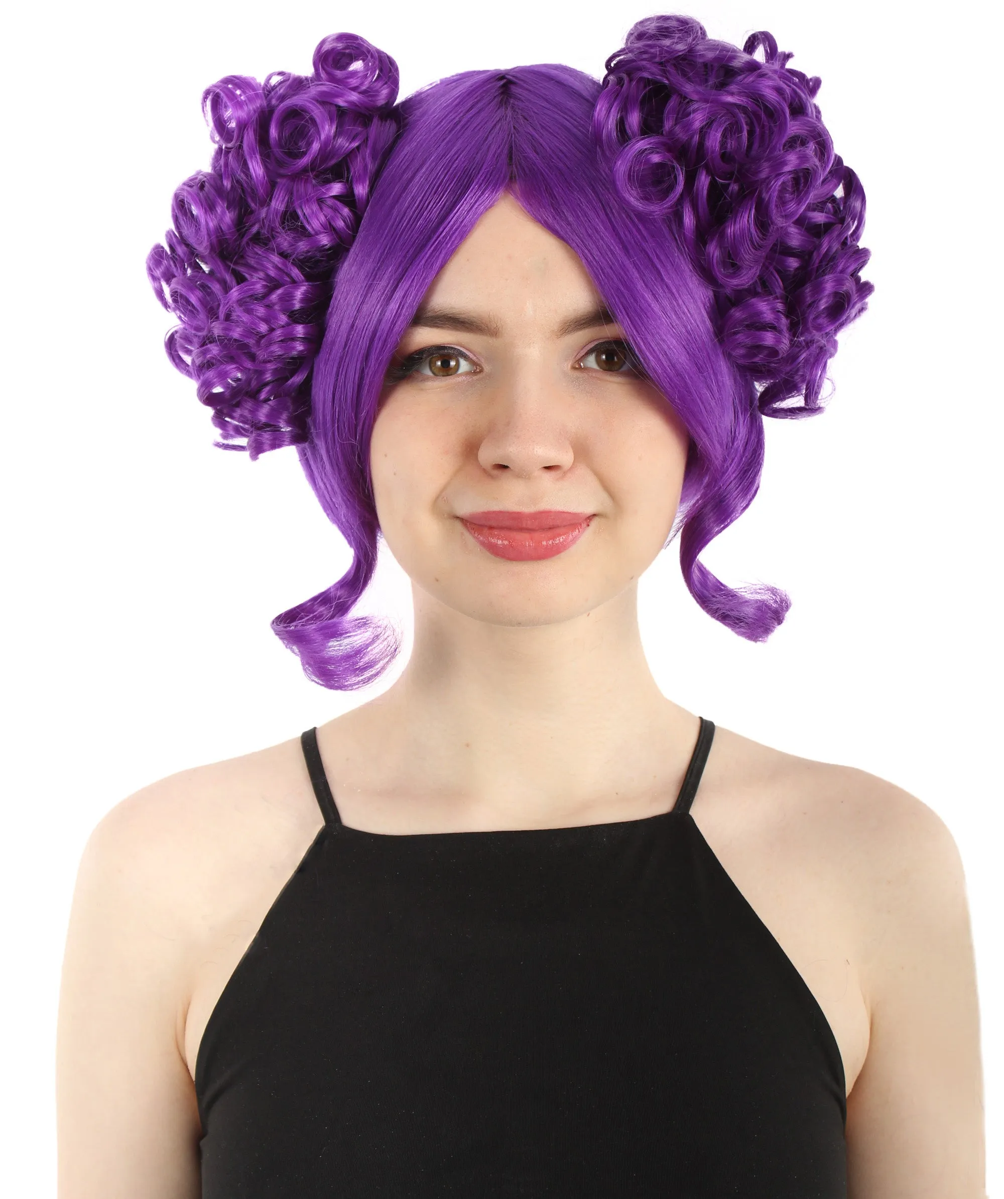 Adult Women's Candy Costume Wig Collection , Party Character CosplayHalloween Wig , Premium Breathable Capless Cap , HPO