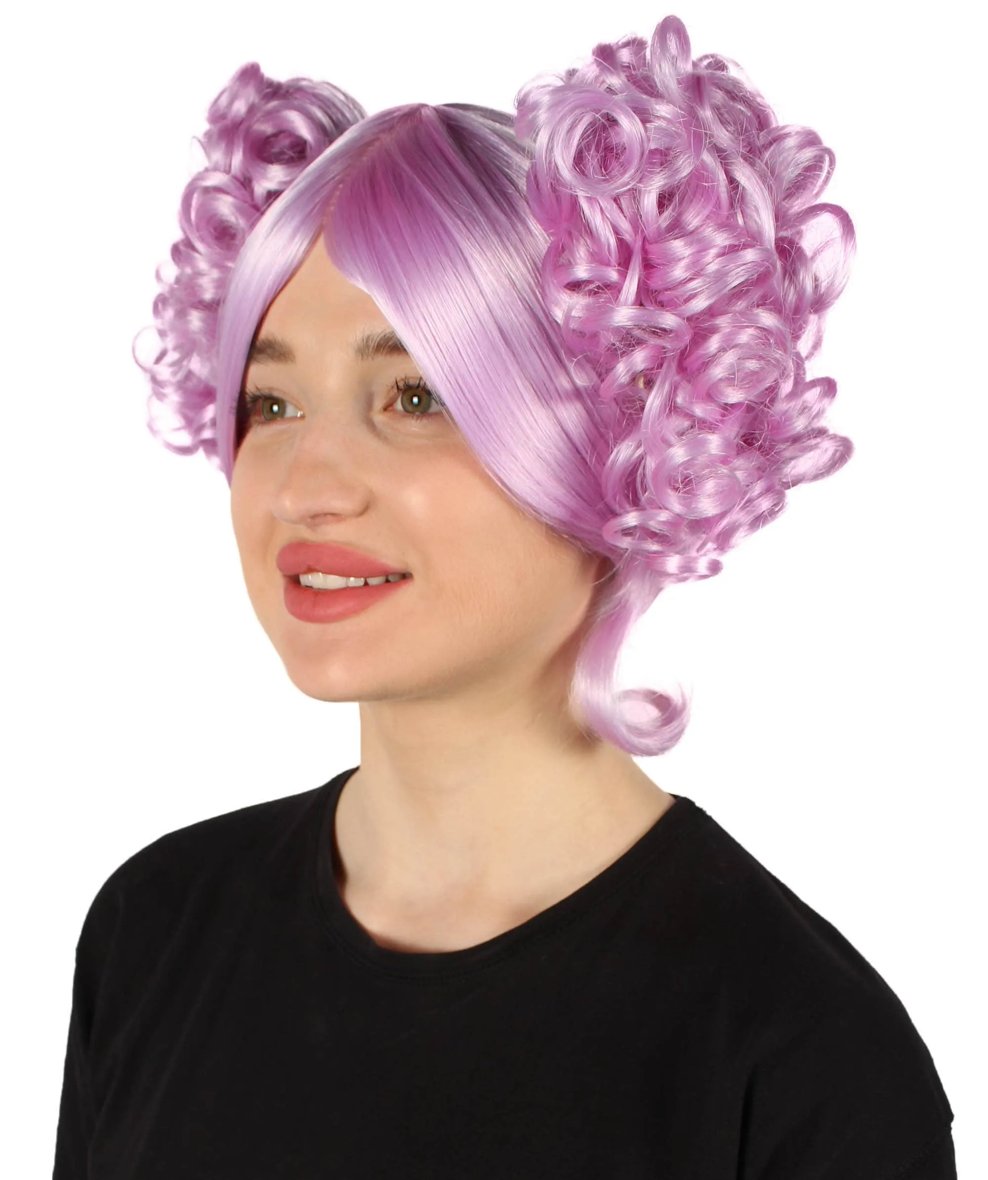 Adult Women's Candy Costume Wig Collection , Party Character CosplayHalloween Wig , Premium Breathable Capless Cap , HPO