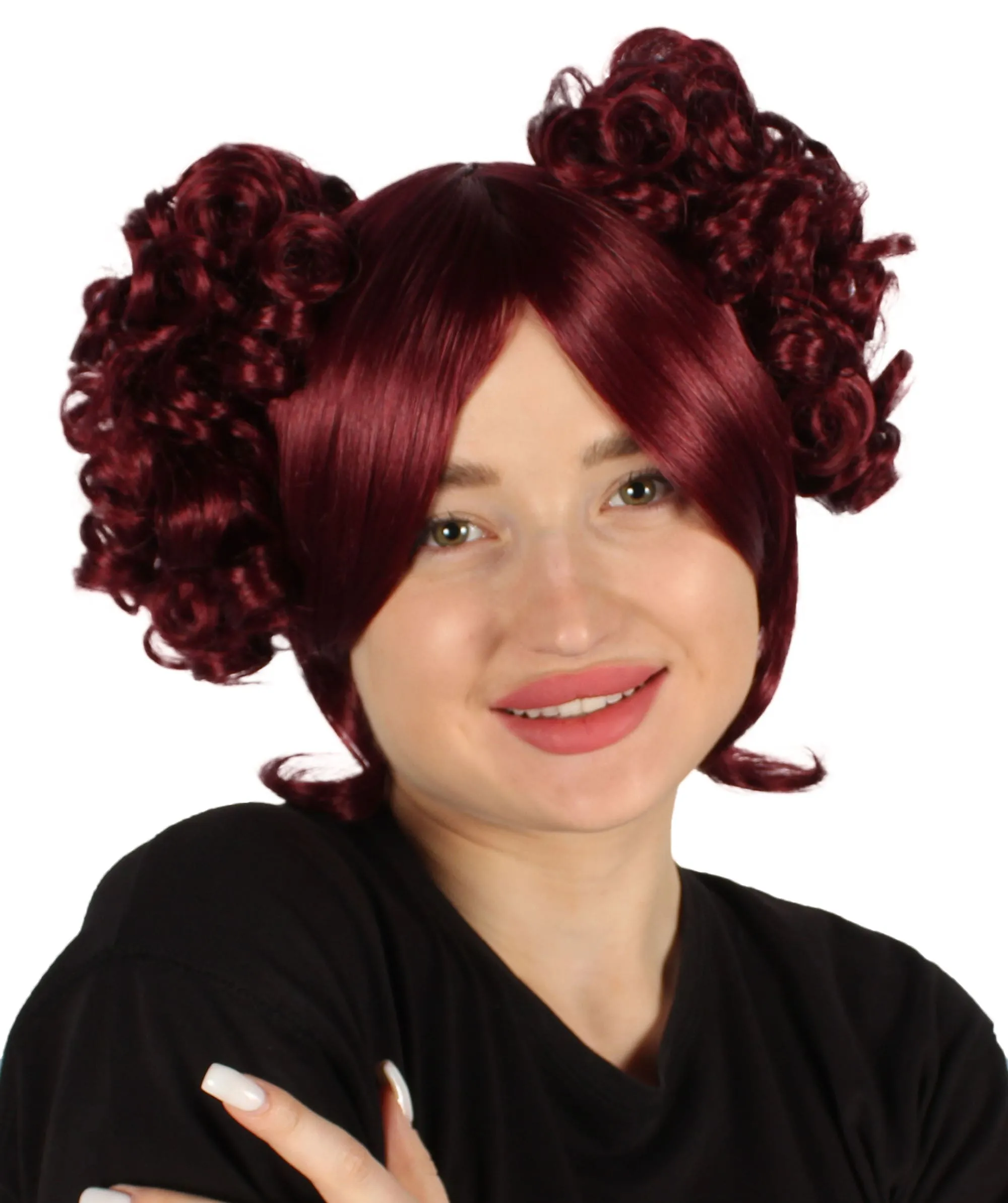 Adult Women's Candy Costume Wig Collection , Party Character CosplayHalloween Wig , Premium Breathable Capless Cap , HPO