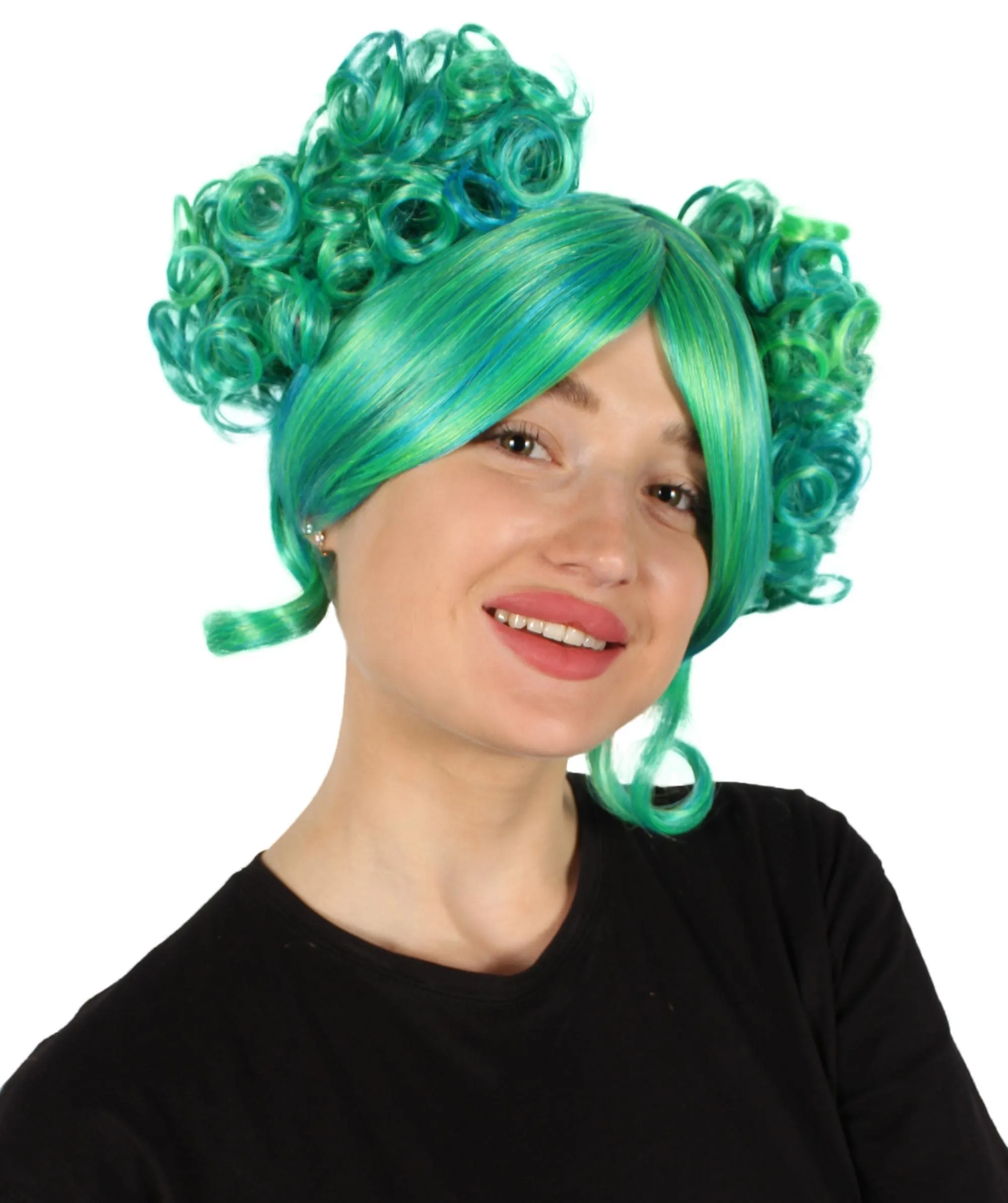 Adult Women's Candy Costume Wig Collection , Party Character CosplayHalloween Wig , Premium Breathable Capless Cap , HPO