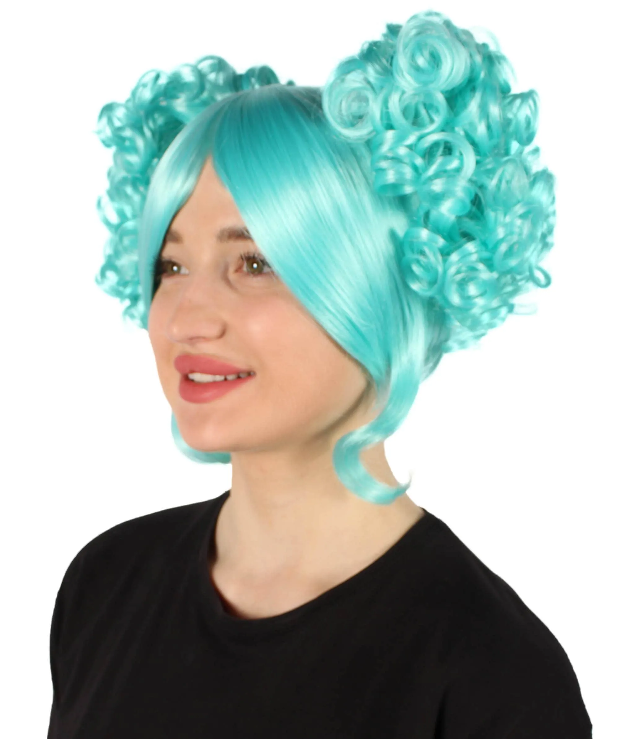 Adult Women's Candy Costume Wig Collection , Party Character CosplayHalloween Wig , Premium Breathable Capless Cap , HPO