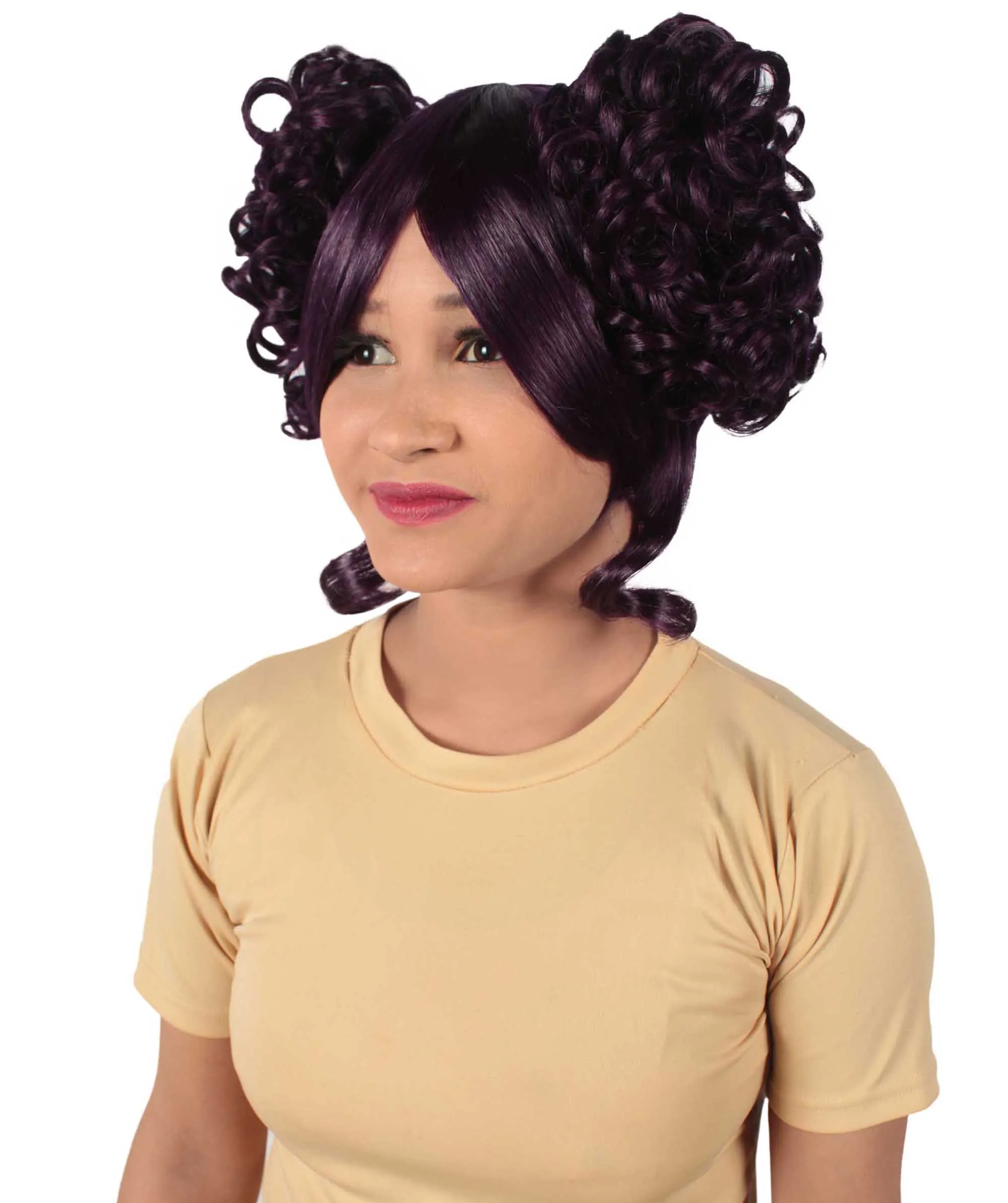 Adult Women's Candy Costume Wig Collection , Party Character CosplayHalloween Wig , Premium Breathable Capless Cap , HPO