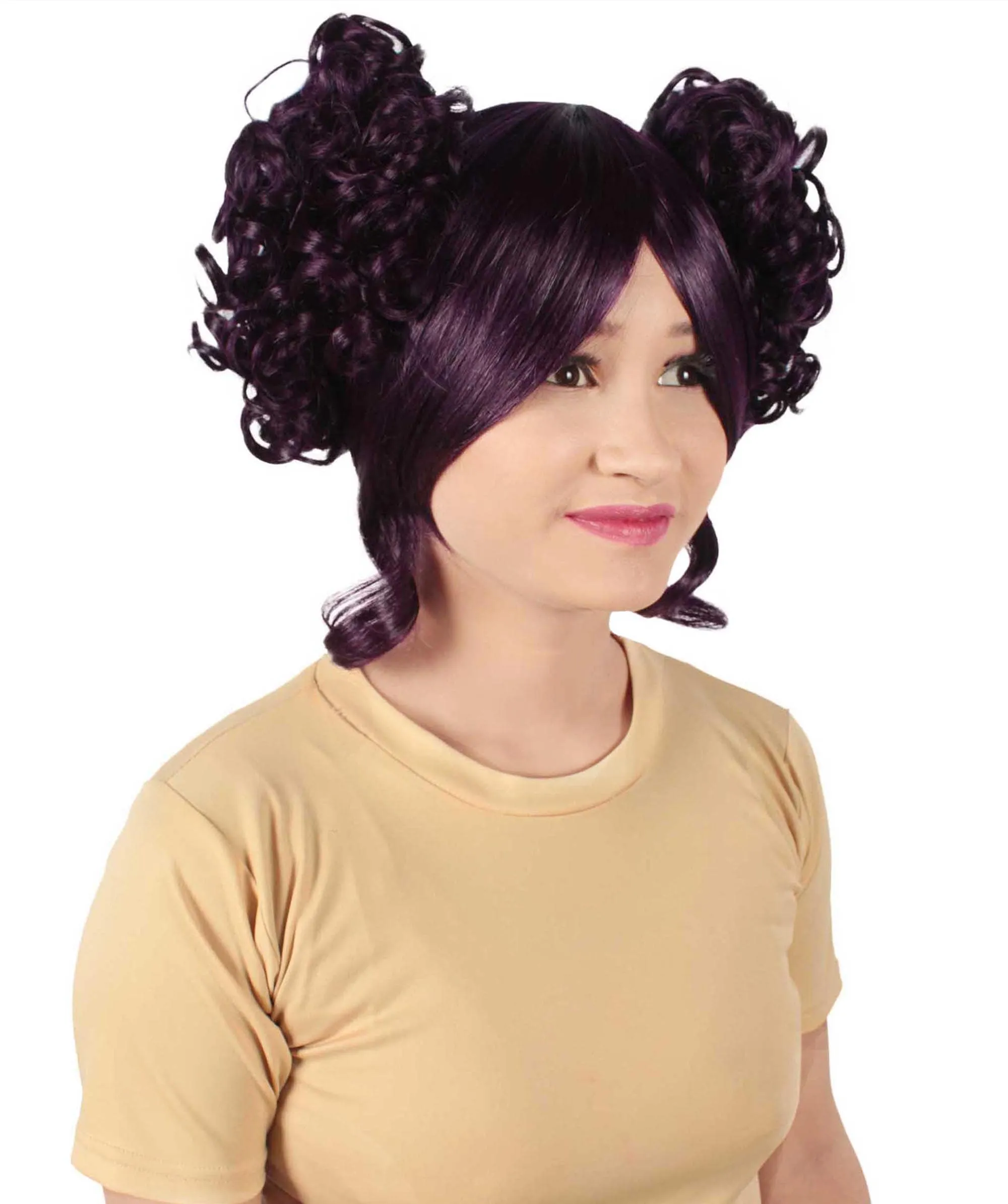 Adult Women's Candy Costume Wig Collection , Party Character CosplayHalloween Wig , Premium Breathable Capless Cap , HPO