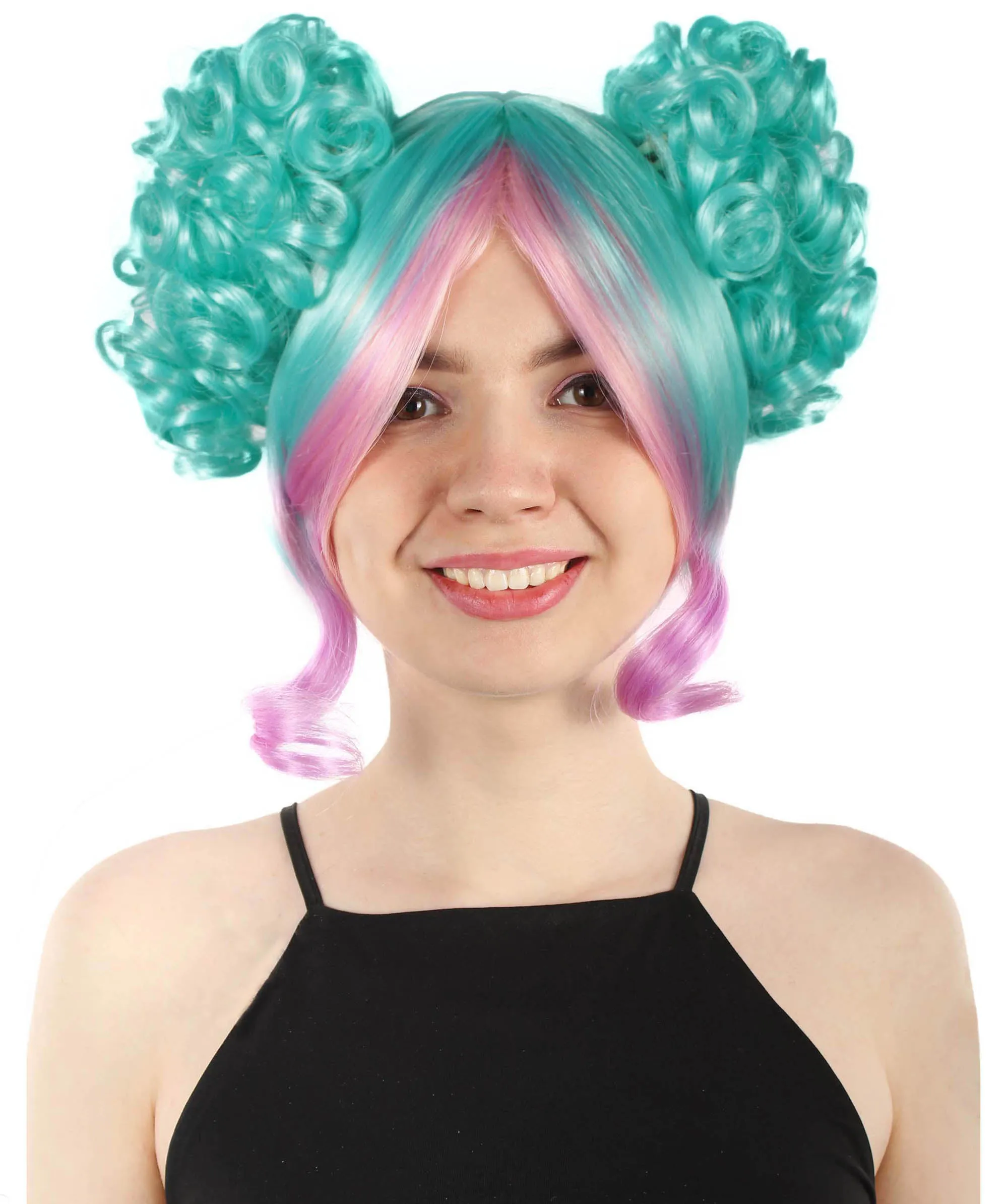 Adult Women's Candy Costume Wig Collection , Party Character CosplayHalloween Wig , Premium Breathable Capless Cap , HPO