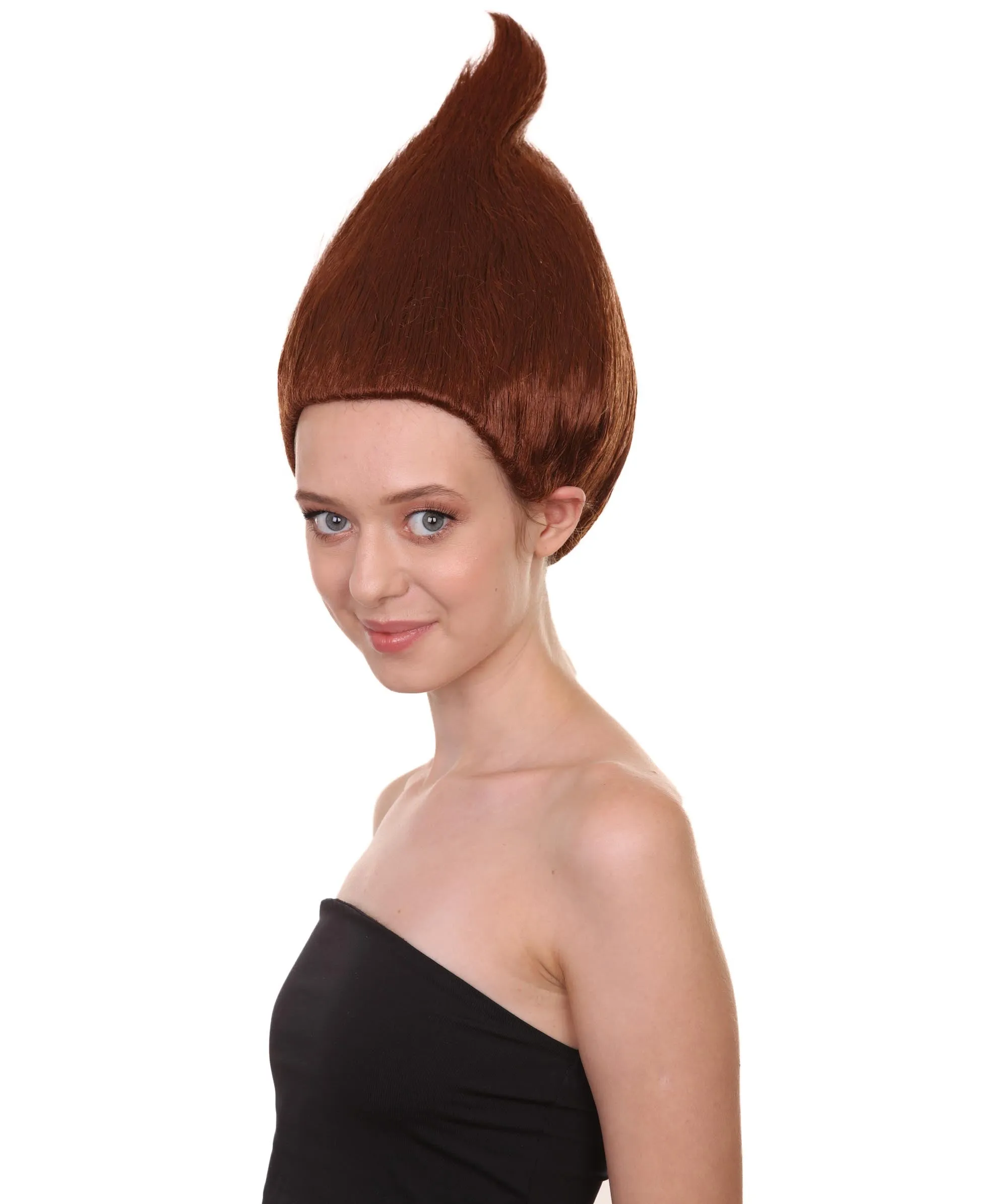 Adult Women's Dwarf Wigs Dark Brown | Premium Breathable Capless Cap