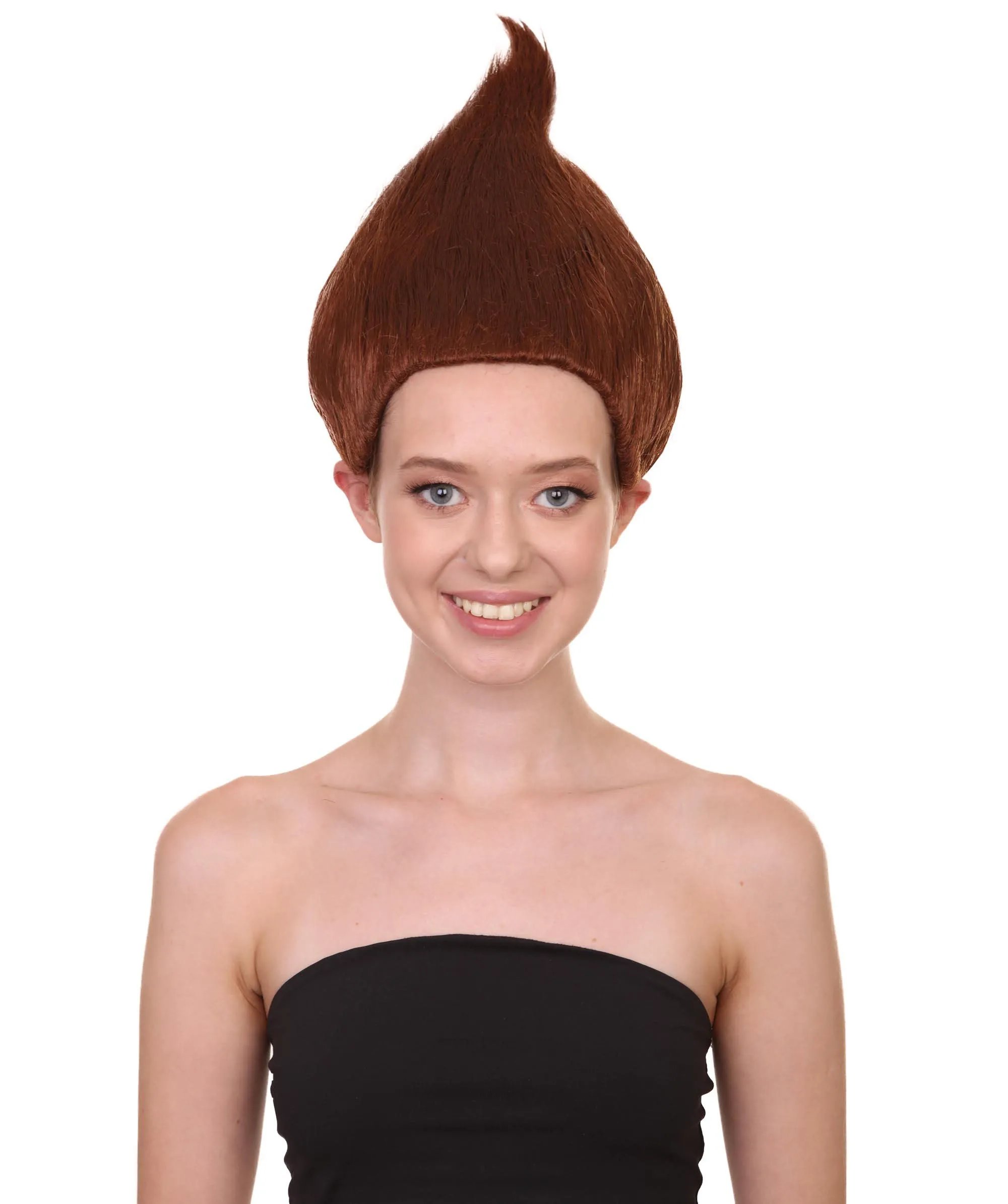 Adult Women's Dwarf Wigs Dark Brown | Premium Breathable Capless Cap