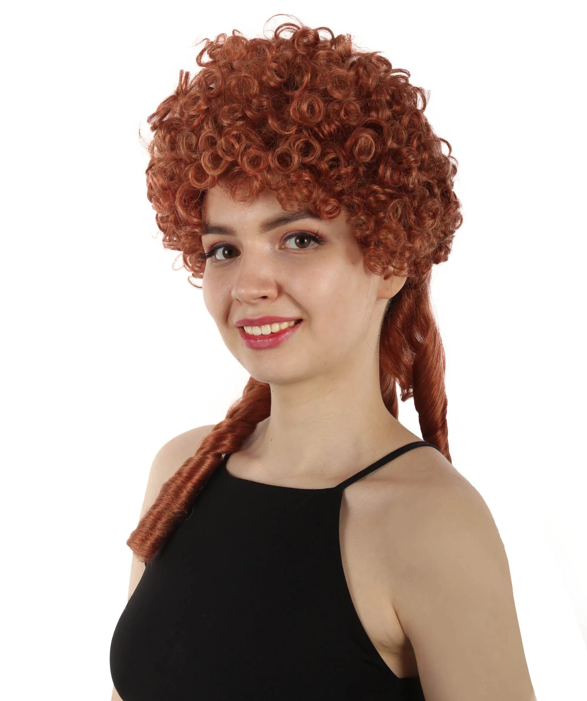 Adult Women's Natural Red Victorian Wig for next Ball and English Party