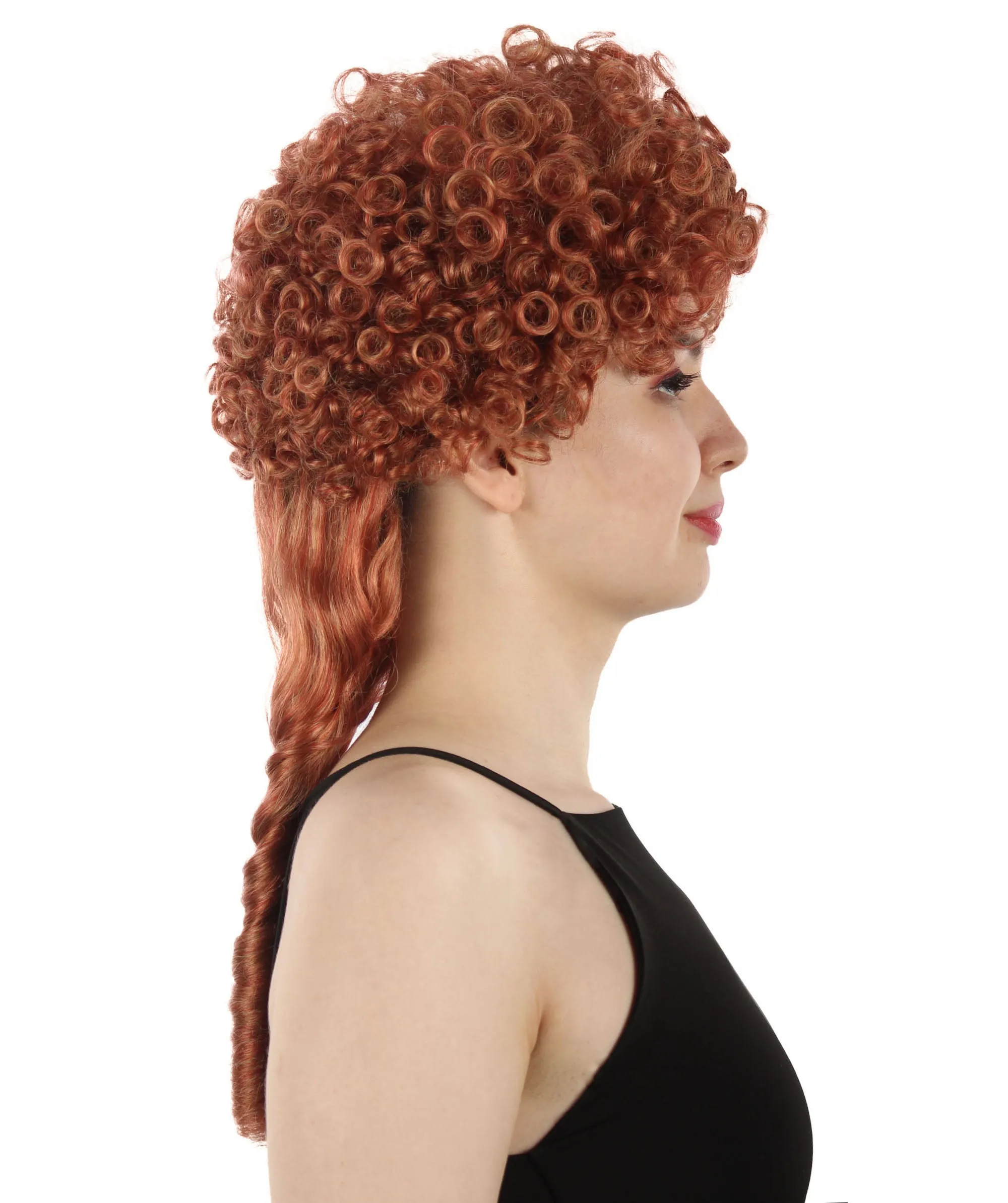 Adult Women's Natural Red Victorian Wig for next Ball and English Party