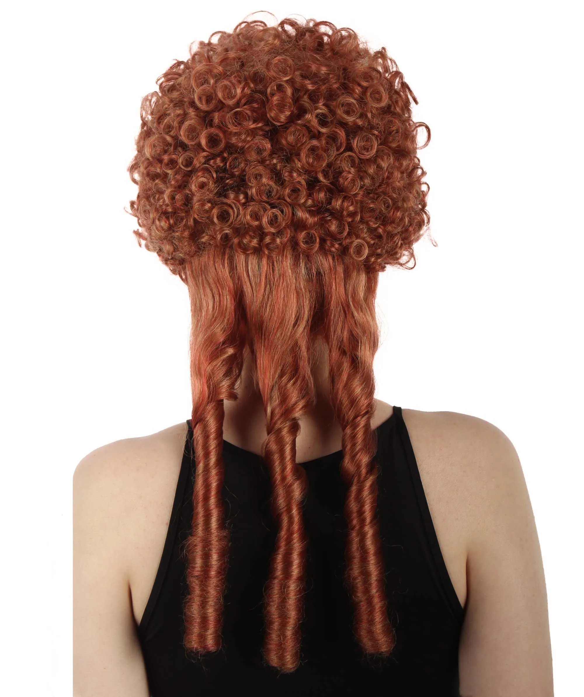 Adult Women's Natural Red Victorian Wig for next Ball and English Party