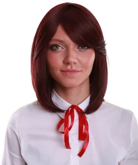 Adult Women’s Shoulder Length Bob Wig | Multiple Color Options | Breathable Capless Cap | Flame-retardant Synthetic Fiber