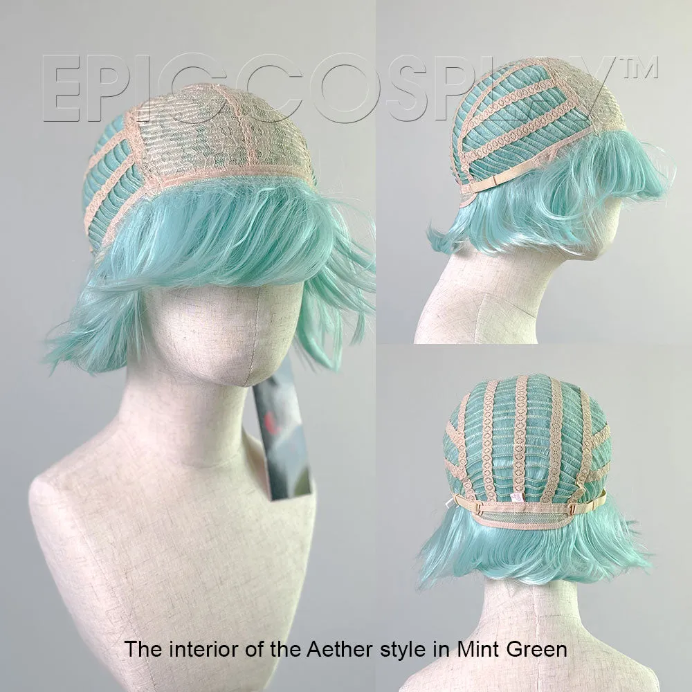 Aether - Classic White and Black Wig