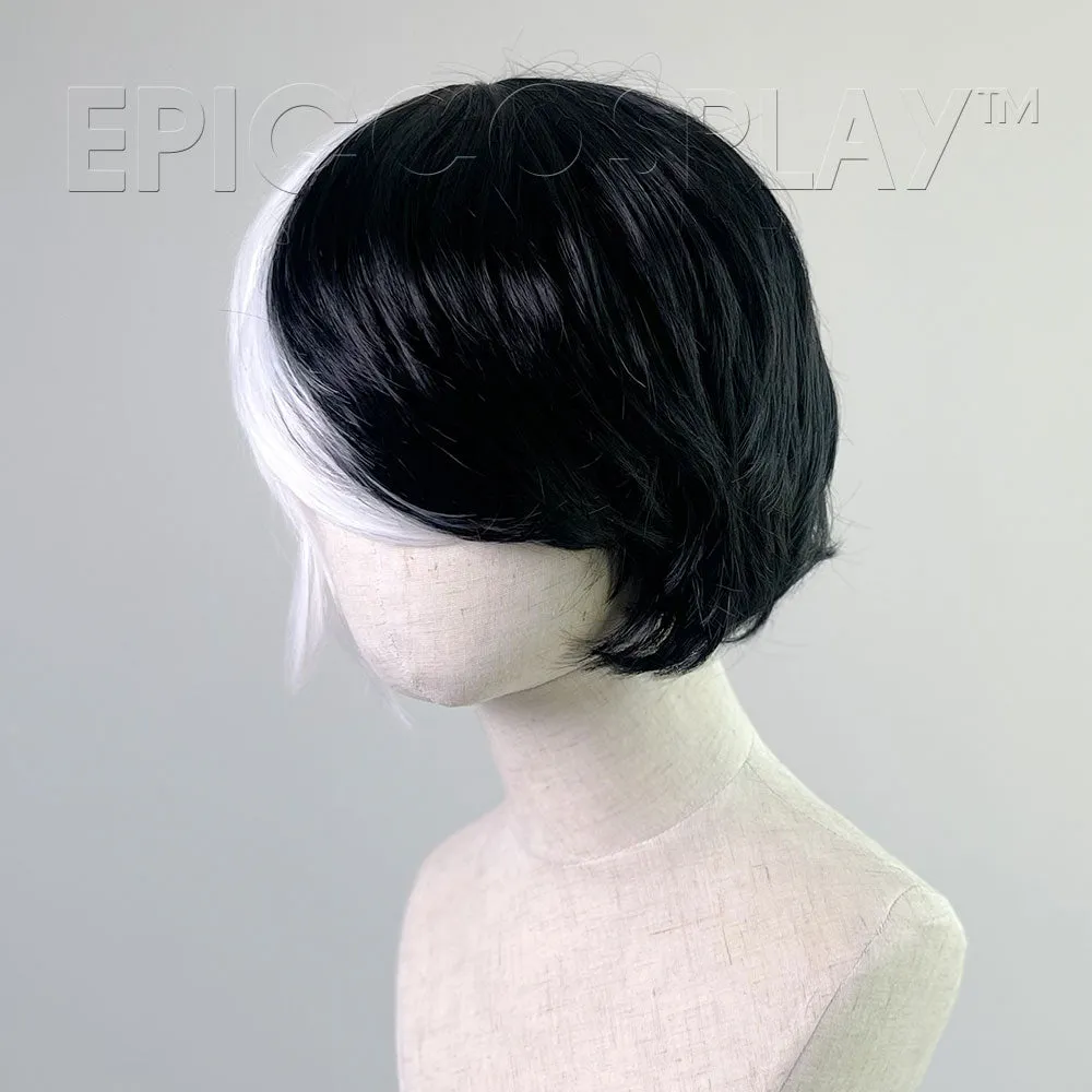 Aether - Classic White and Black Wig