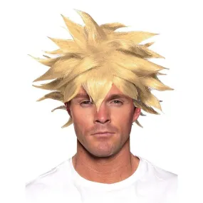 Anime Blonde Spiky Wig