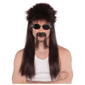 Brown 18 Wheeler Wig Kit | 1ct