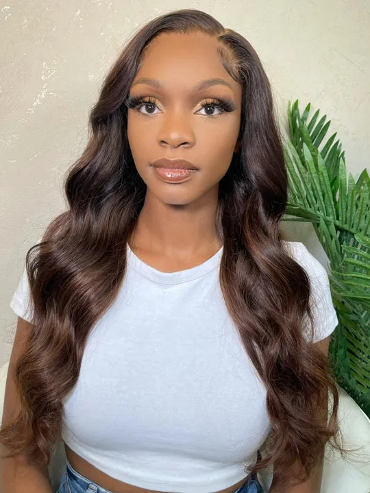 Debs 6 X6 100% Human Hair Glueless Closure Wig