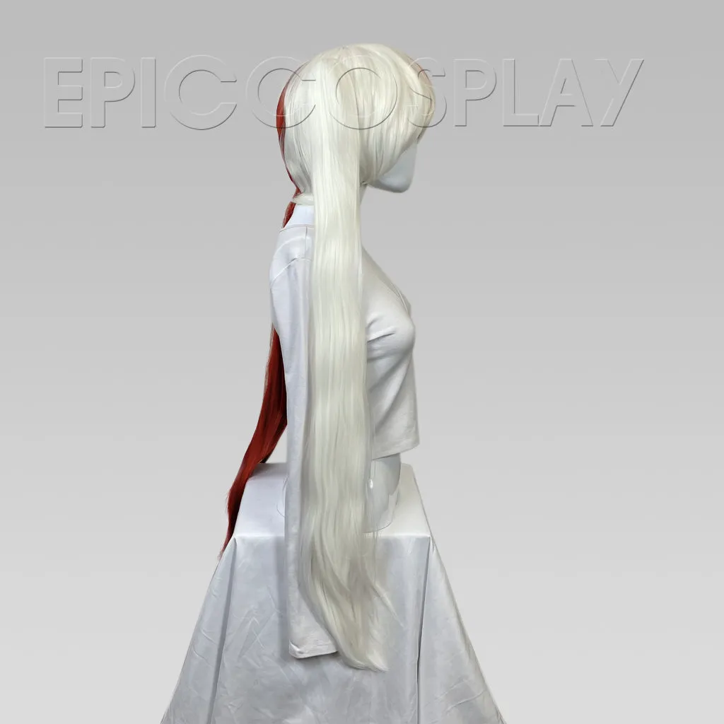 Eos - Classic White and Dark Red Wig