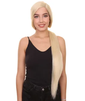 Hailey Women's Extra Long Length Lace Front Straight Hair With Bangs - Adult Fashion Wigs | Nunique | Nunique