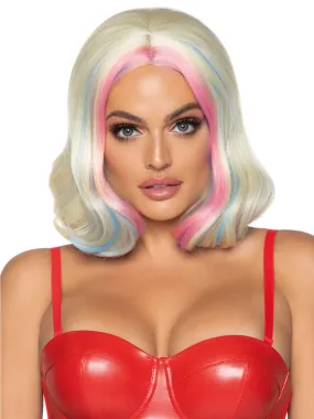 Harley wavy bob wig