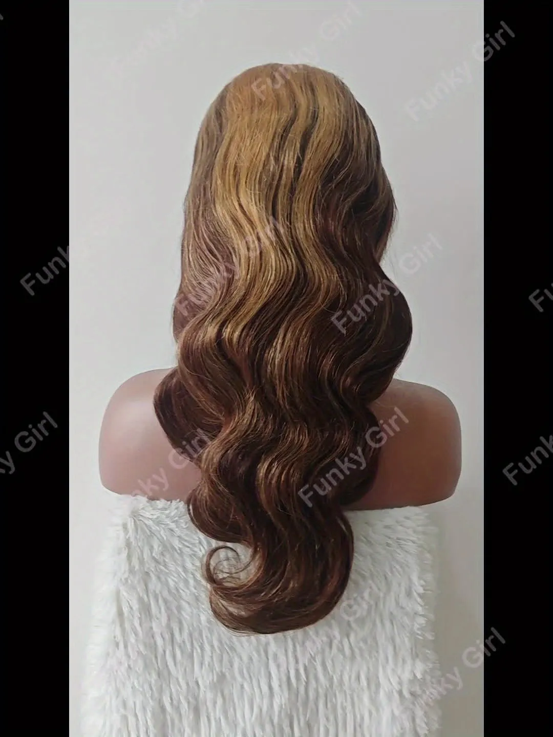 Highlight 4x4 Lace Front Wig |  Honey Blonde Body Wave Human Hair Wig | 150% Density