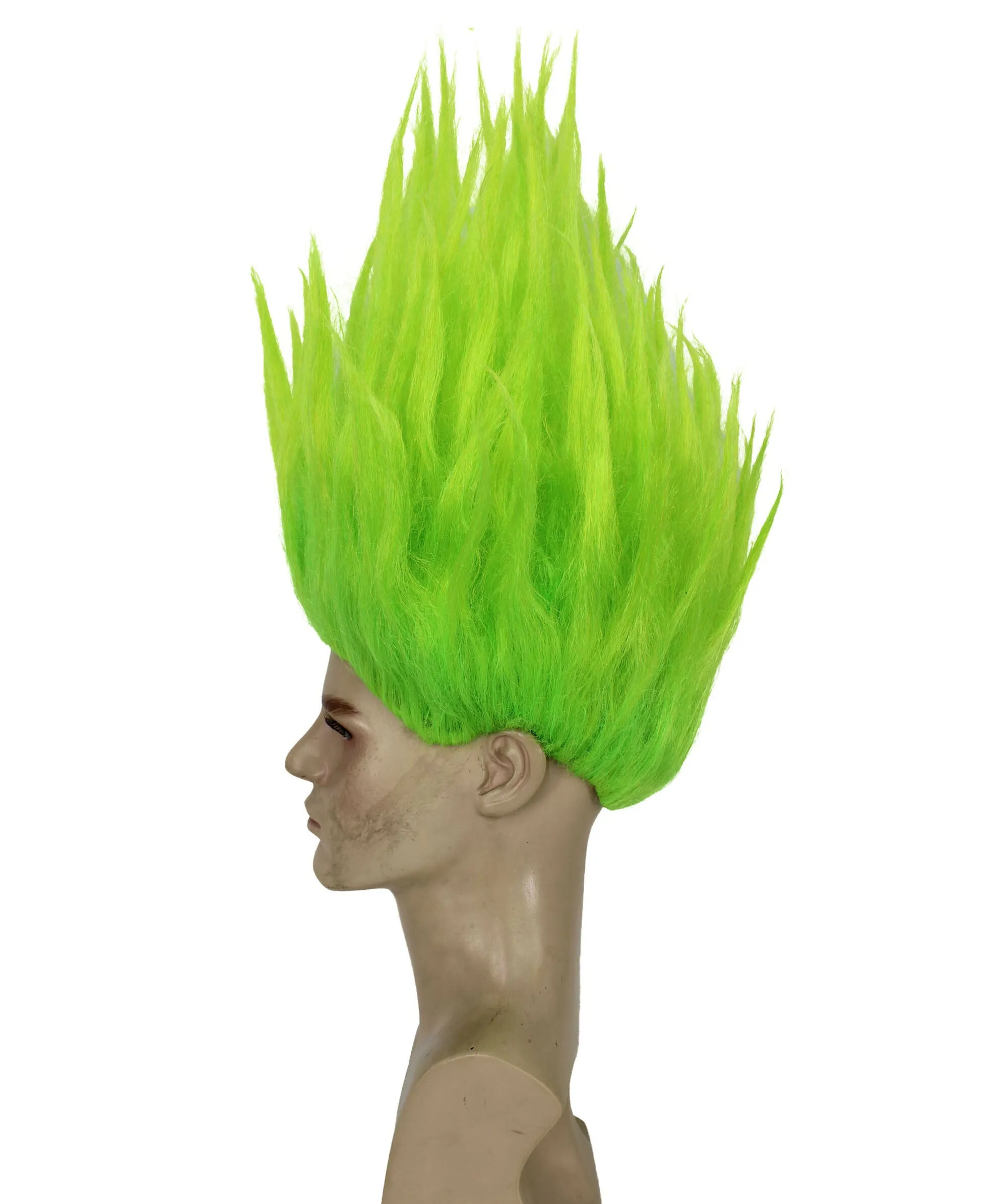 HPO Adult Men's Tv Musical Movie Multiple Troll Wig, Cosplay Wig, Flame-retardant Synthetic Fiber