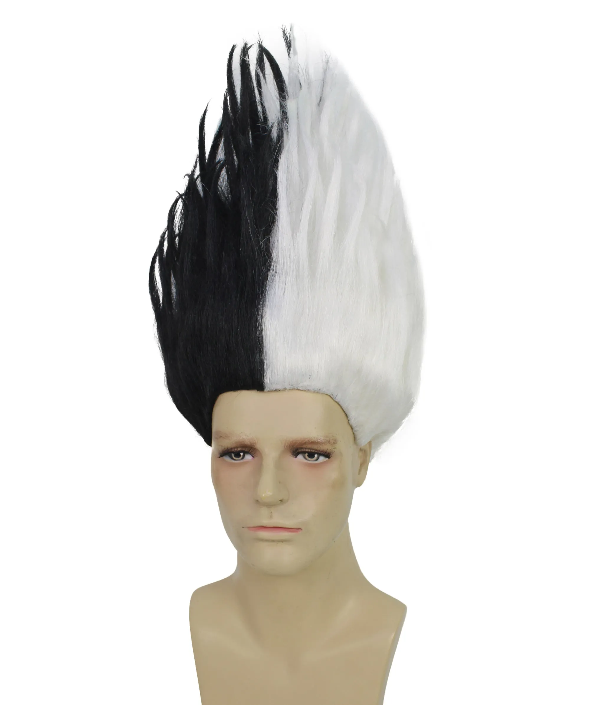 HPO Adult Men's Tv Musical Movie Multiple Troll Wig, Cosplay Wig, Flame-retardant Synthetic Fiber