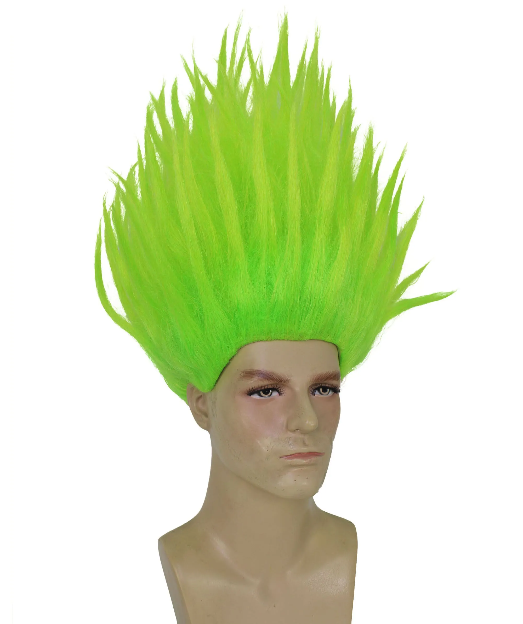 HPO Adult Men's Tv Musical Movie Multiple Troll Wig, Cosplay Wig, Flame-retardant Synthetic Fiber