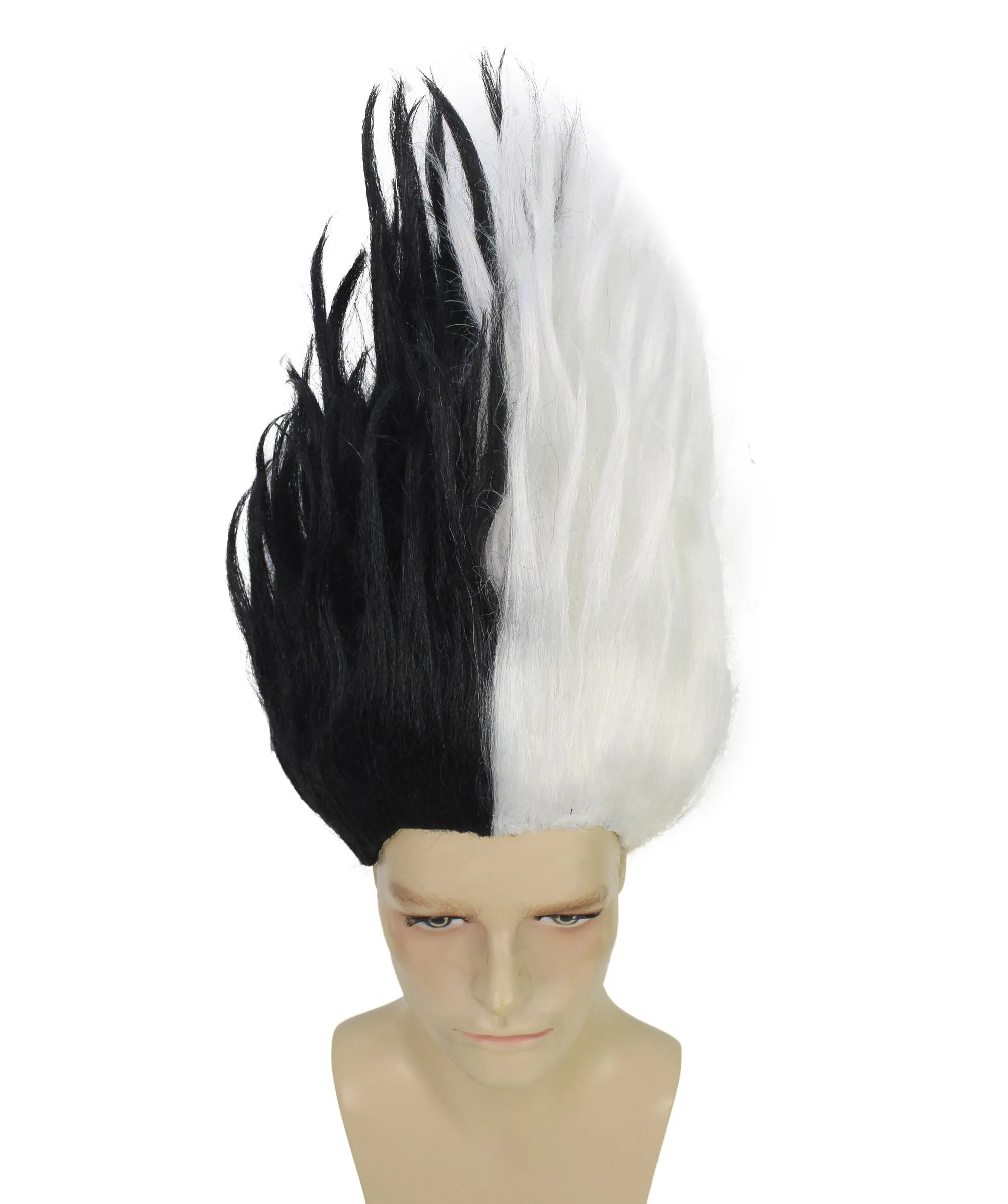 HPO Adult Men's Tv Musical Movie Multiple Troll Wig, Cosplay Wig, Flame-retardant Synthetic Fiber