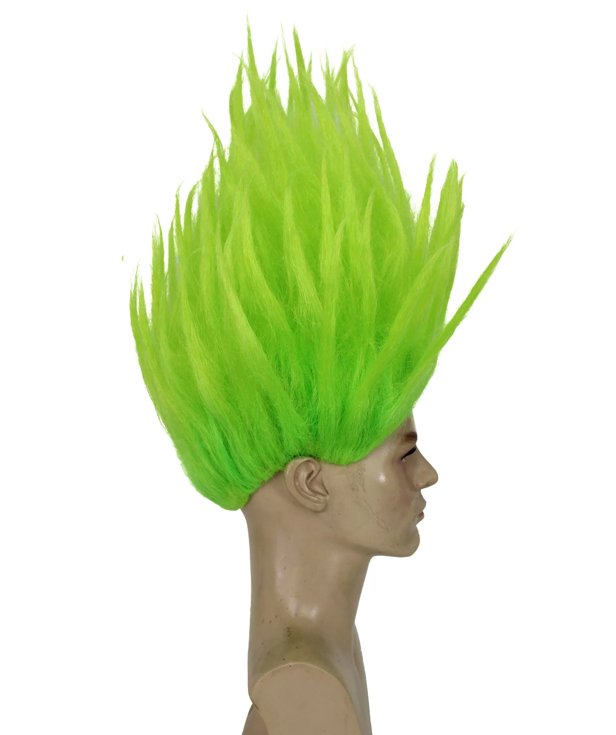 HPO Adult Men's Tv Musical Movie Multiple Troll Wig, Cosplay Wig, Flame-retardant Synthetic Fiber